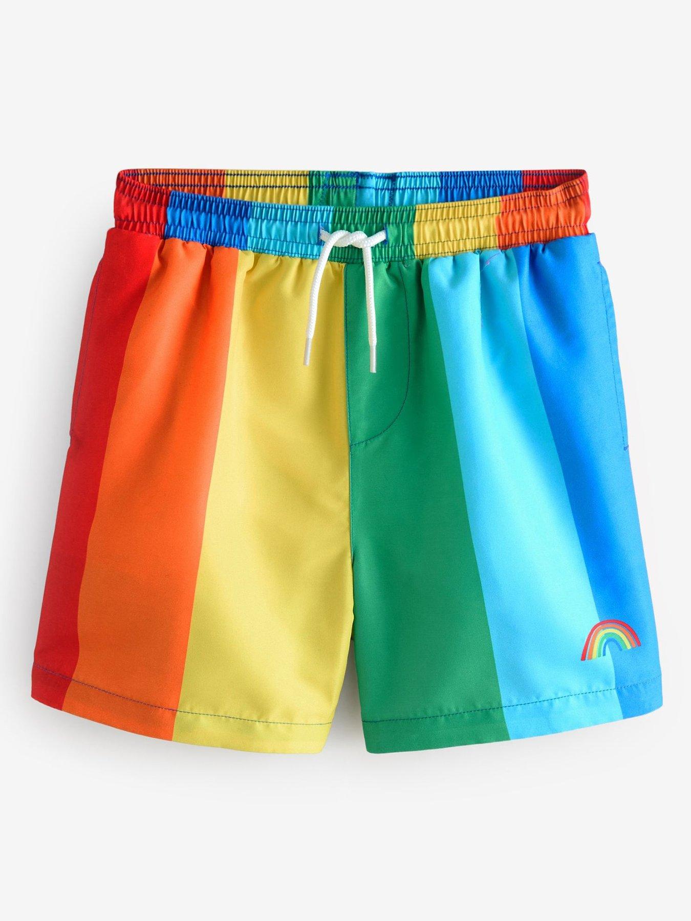 little-bird-rainbow-stripe-swim-short-multi