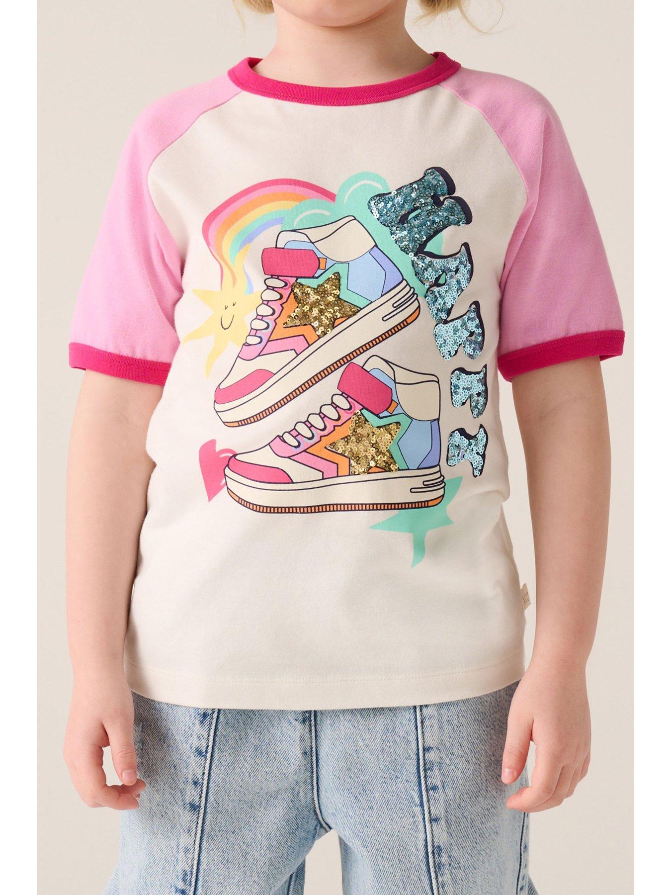  image of little-bird-happy-trainer-t-shirt-multi