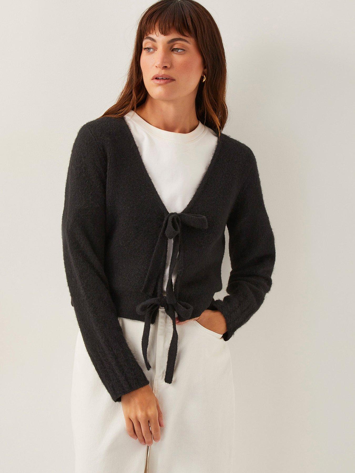 monsoon-tina-tie-cardigan-black