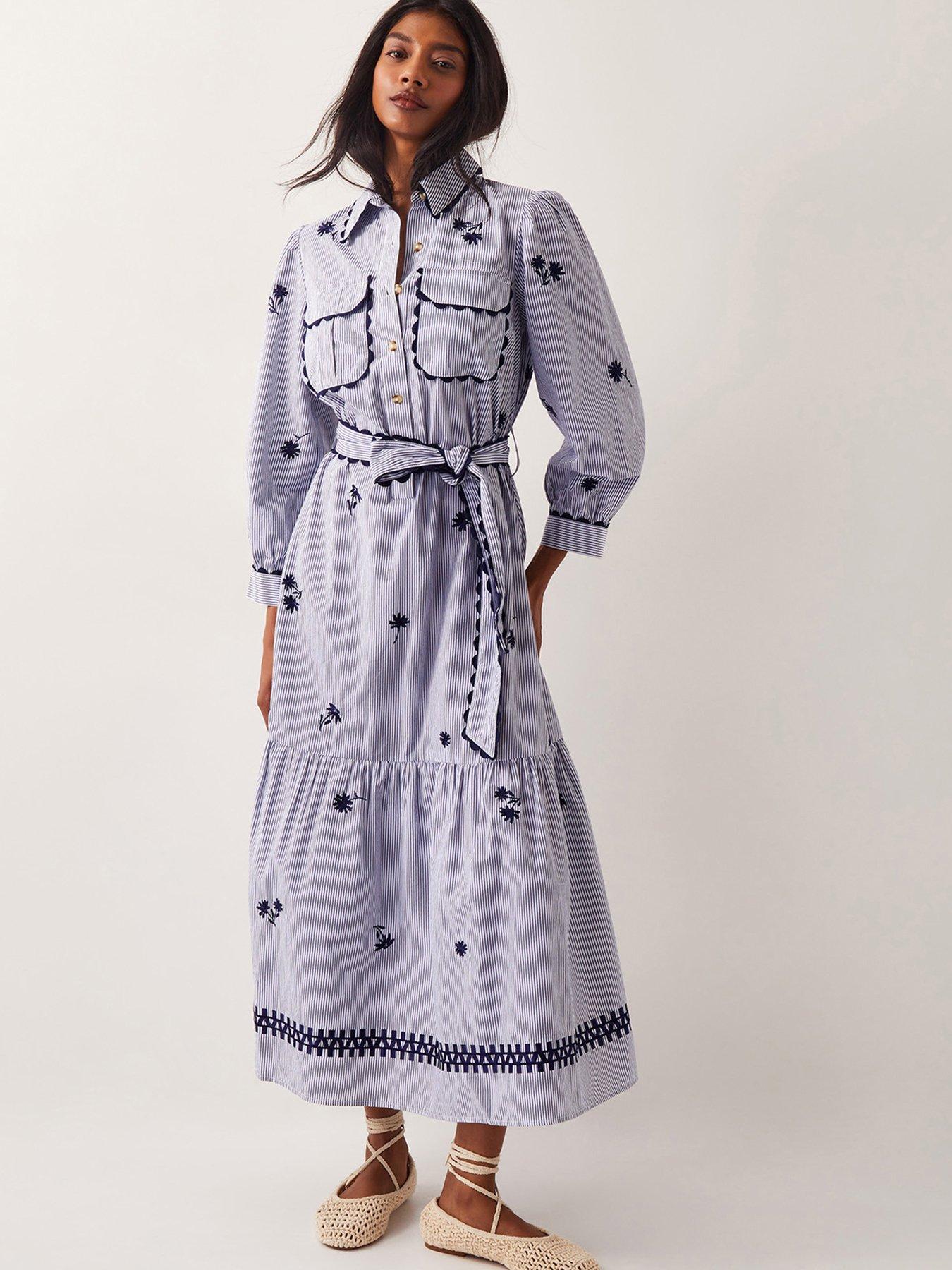 monsoon-amelia-shirt-dress-navy