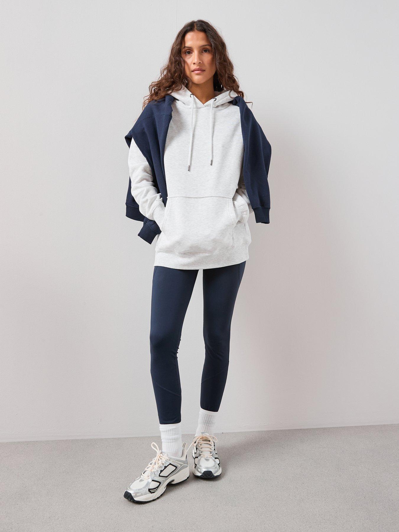  image of the-very-collection-essential-oversized-hoodie-grey