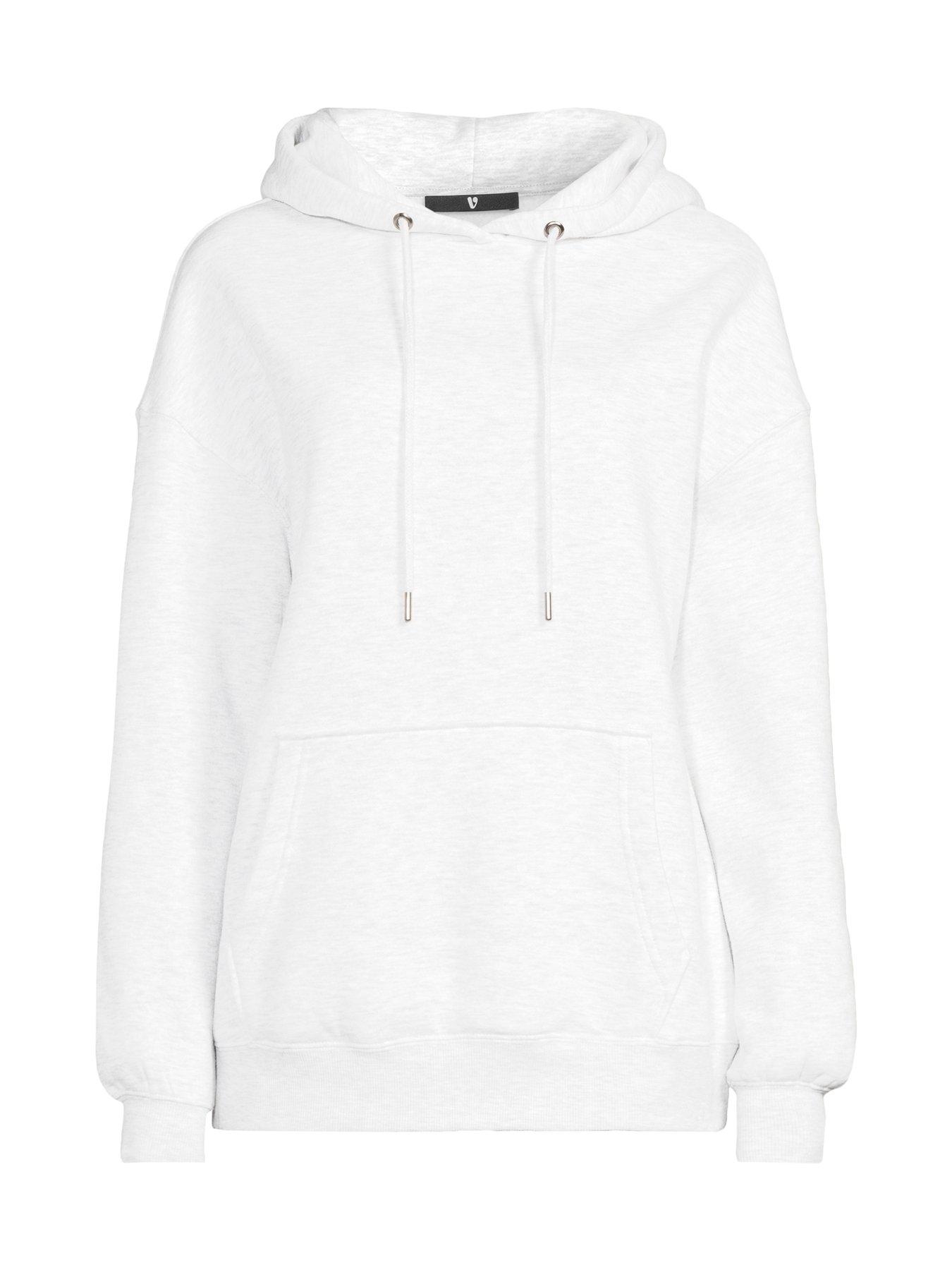 Image 7 of 7 of The Very Collection Womens Relaxed Cotton Blend Hoodie - Grey