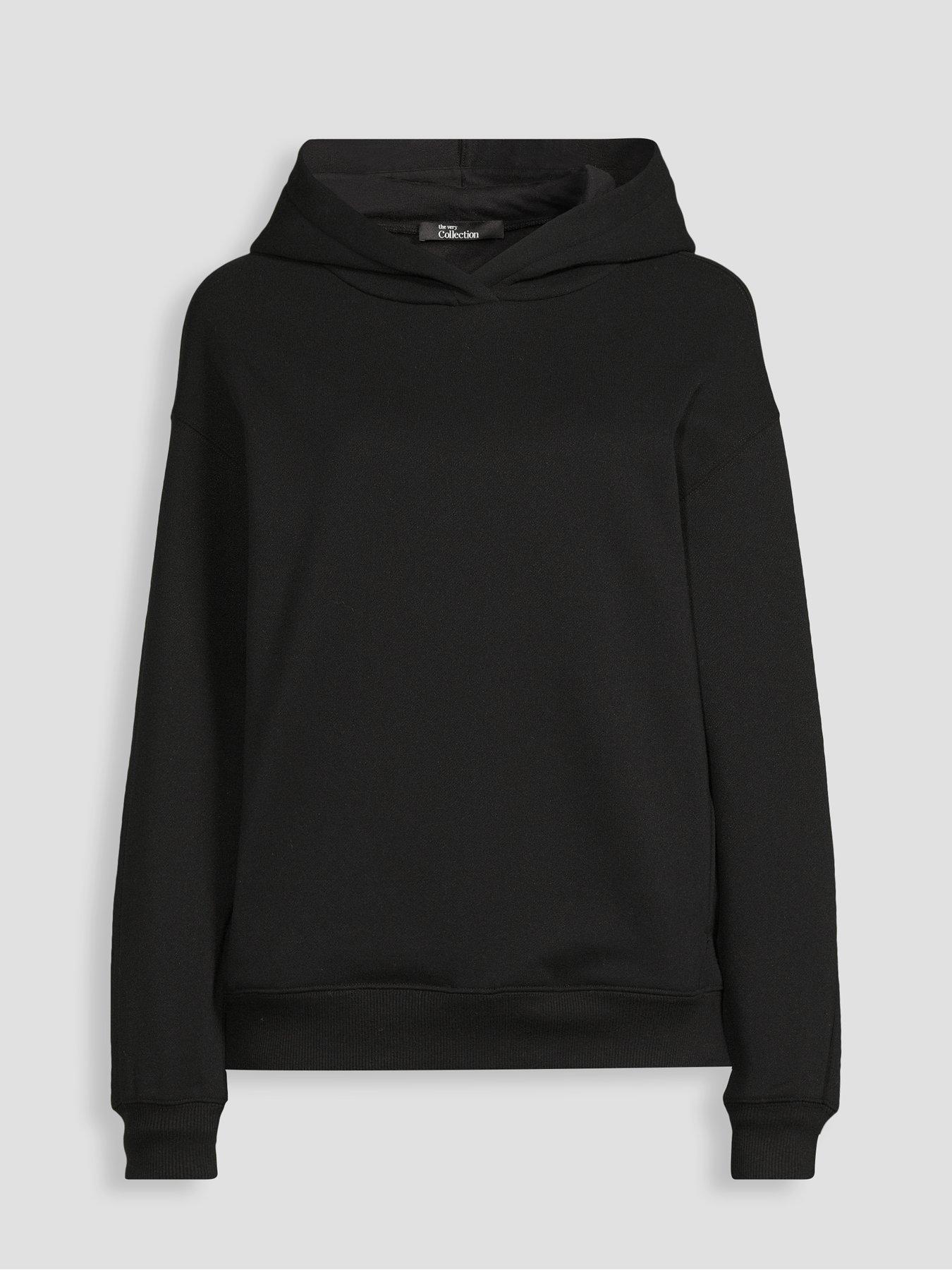 Image 7 of 7 of The Very Collection Womens Relaxed Hoodie - Black