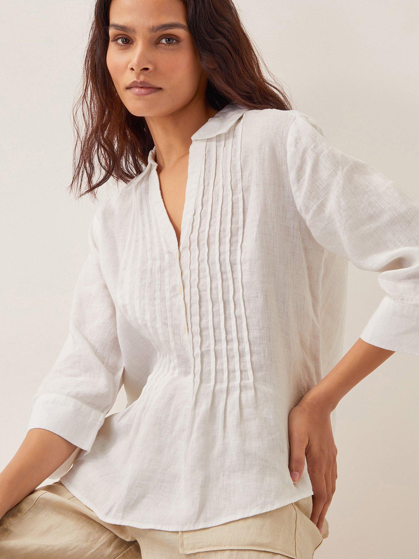 monsoon-elsie-linen-blouse-white
