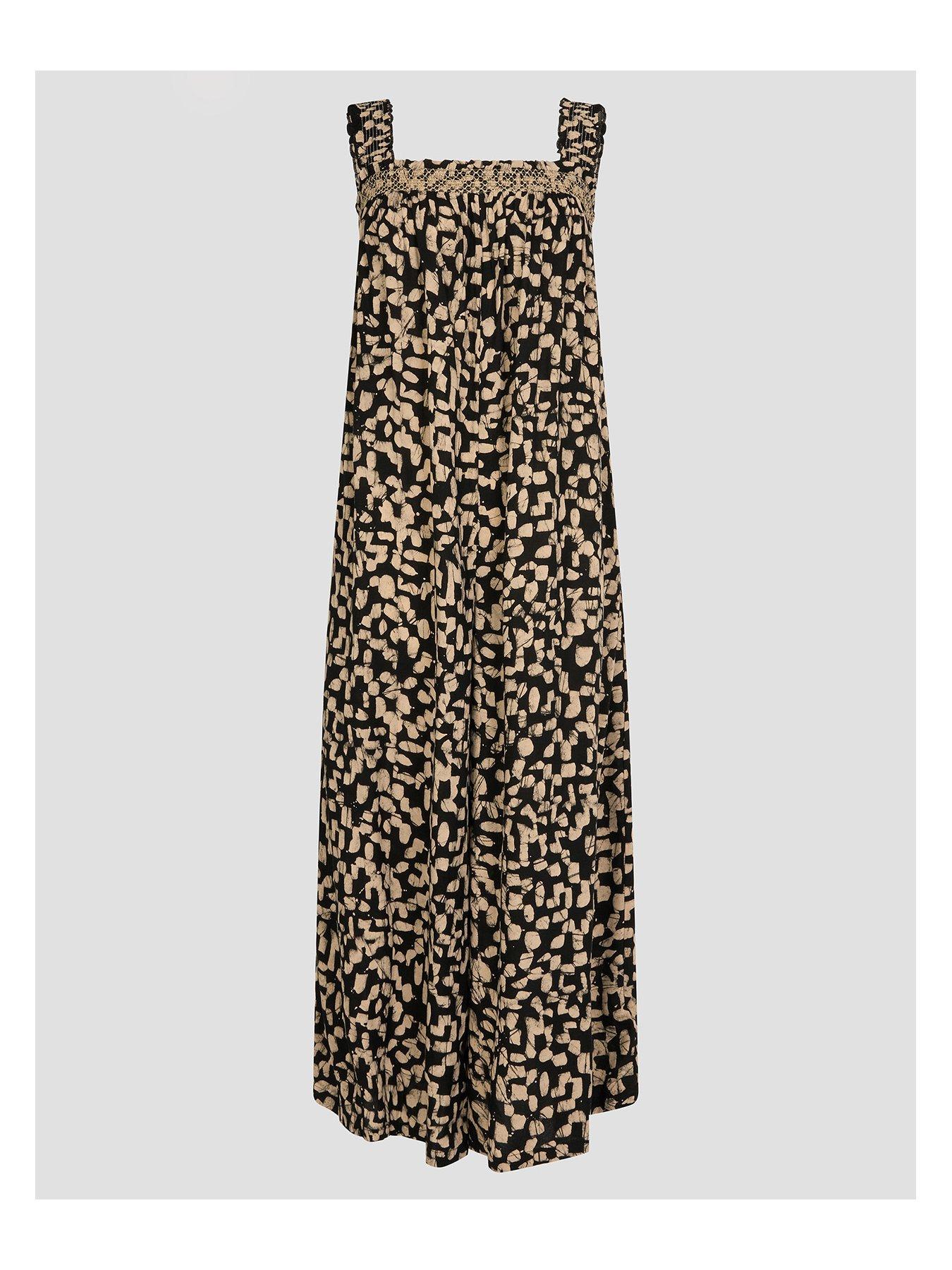  image of monsoon-ania-print-jumpsuit-black