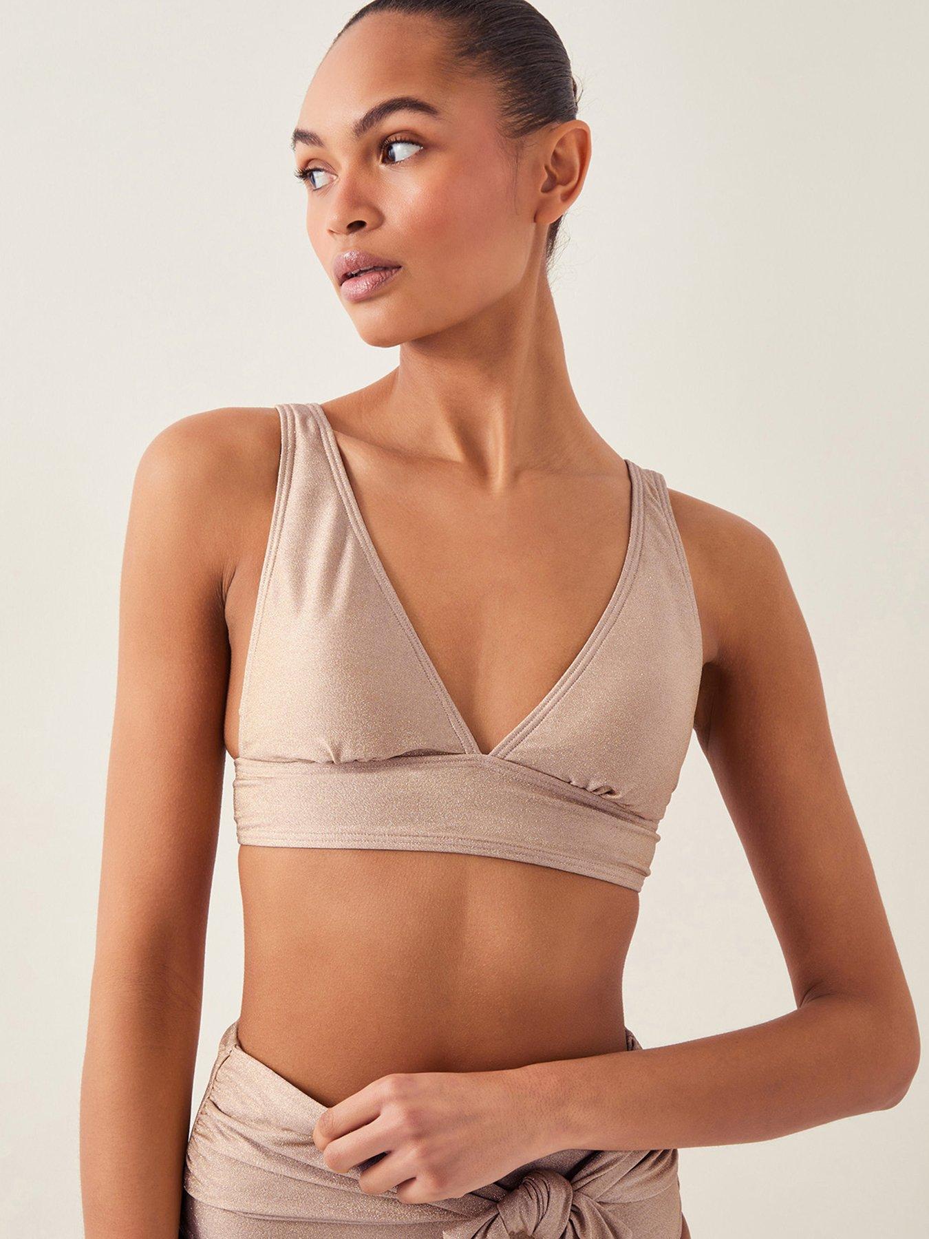 Image 1 of 6 of Monsoon Kiki Bikini Top - Gold