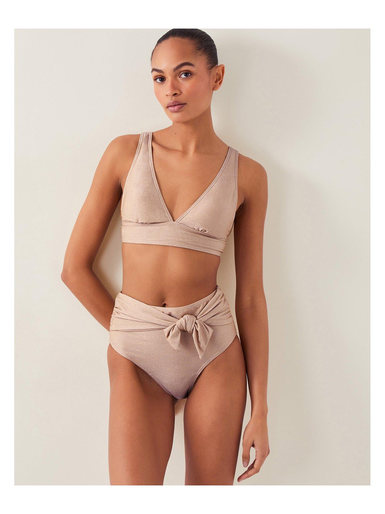 Image 4 of 6 of Monsoon Kiki Bikini Top - Gold