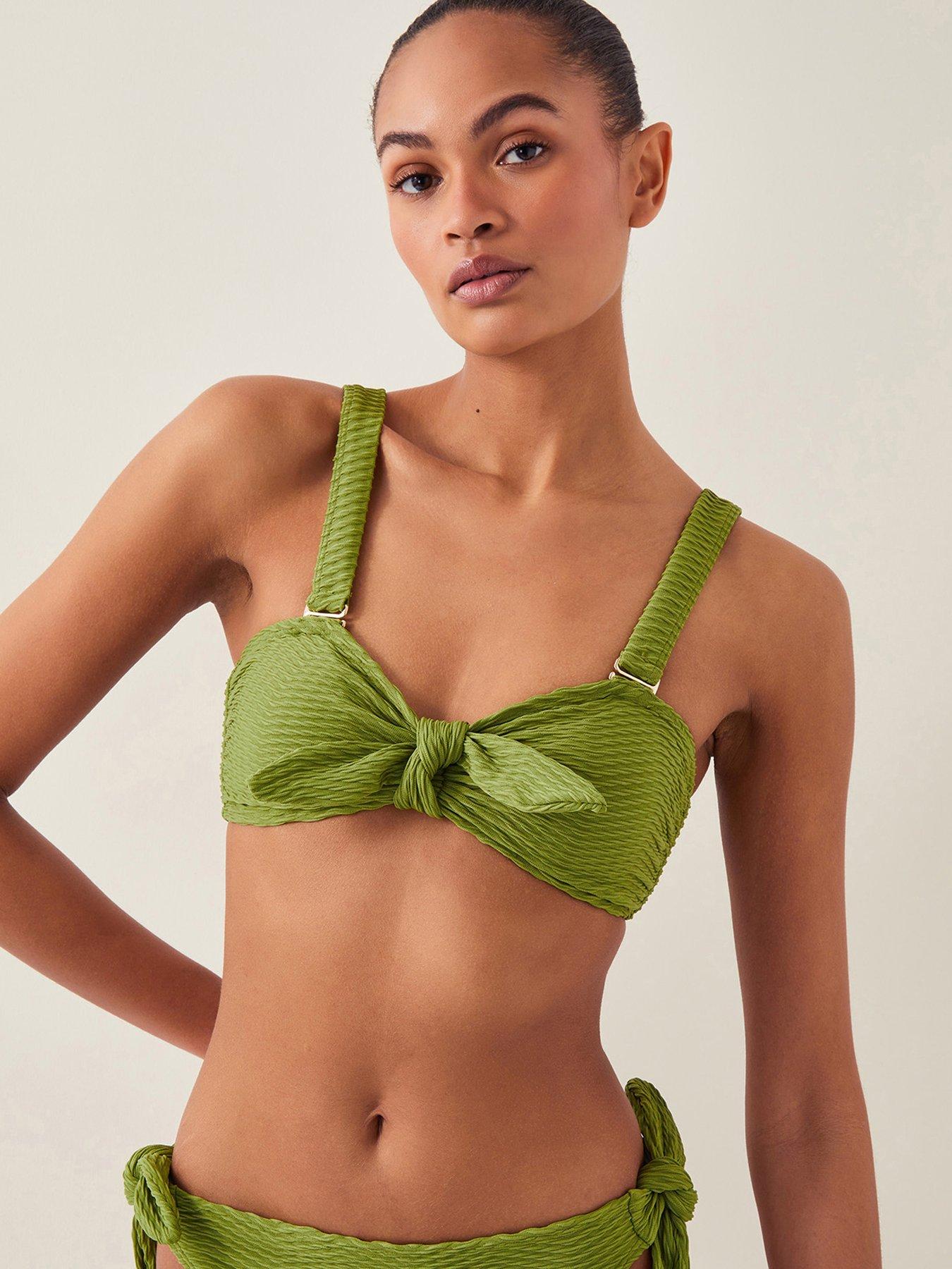 undefined Alina Bikini Top - Green