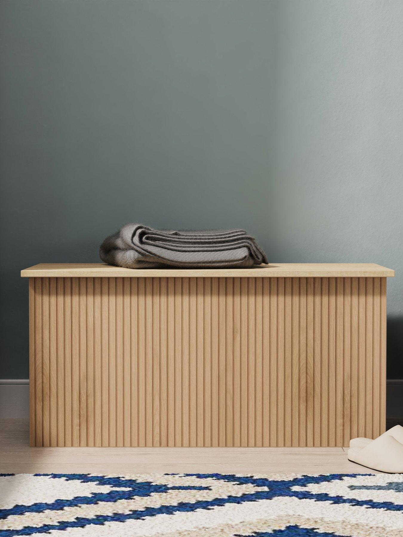 Image 1 of 6 of SWIFT Lane Ready Assembled&nbsp;Blanket Ottoman Box