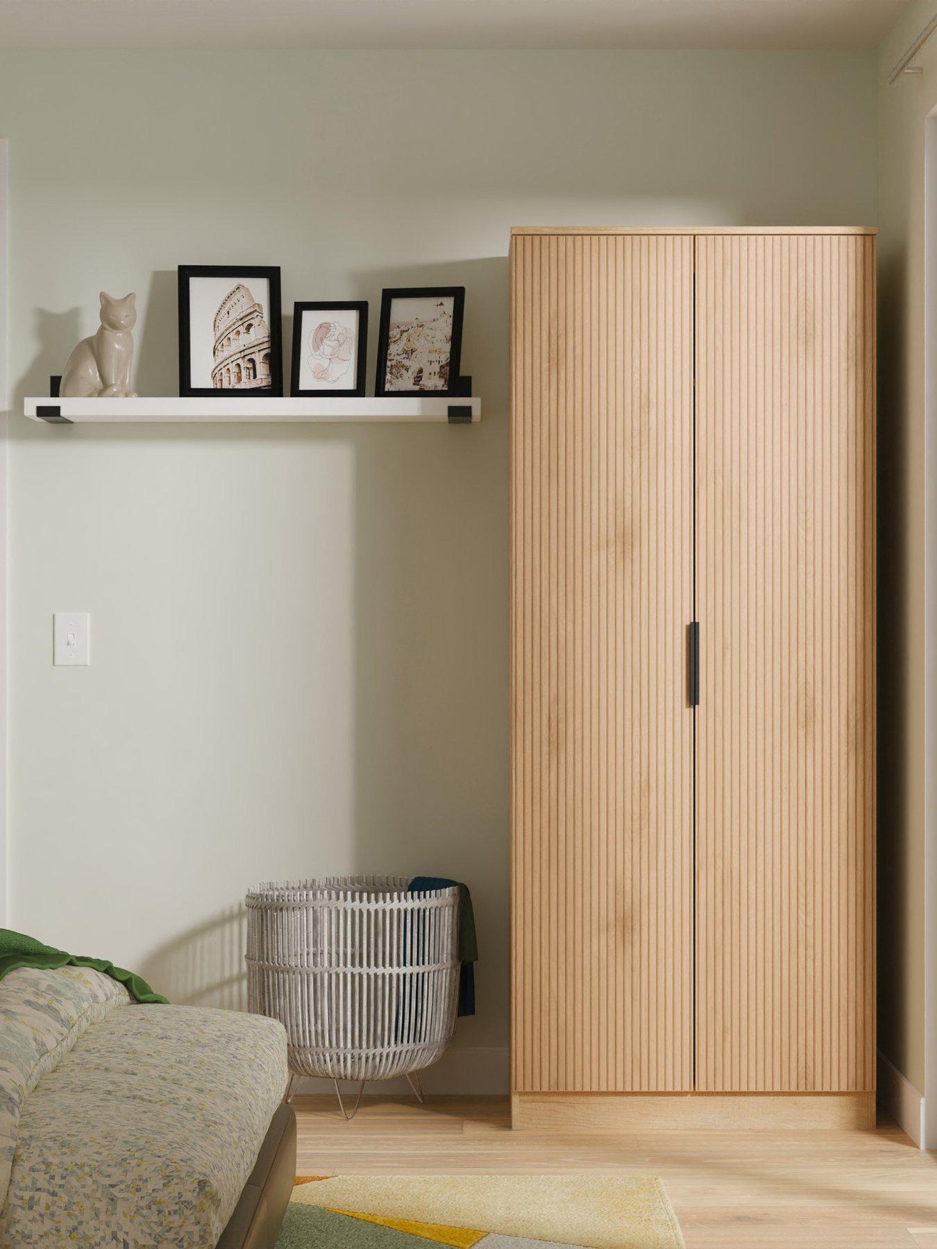 SWIFT Lane Ready Assembled 2 Door Wardrobe