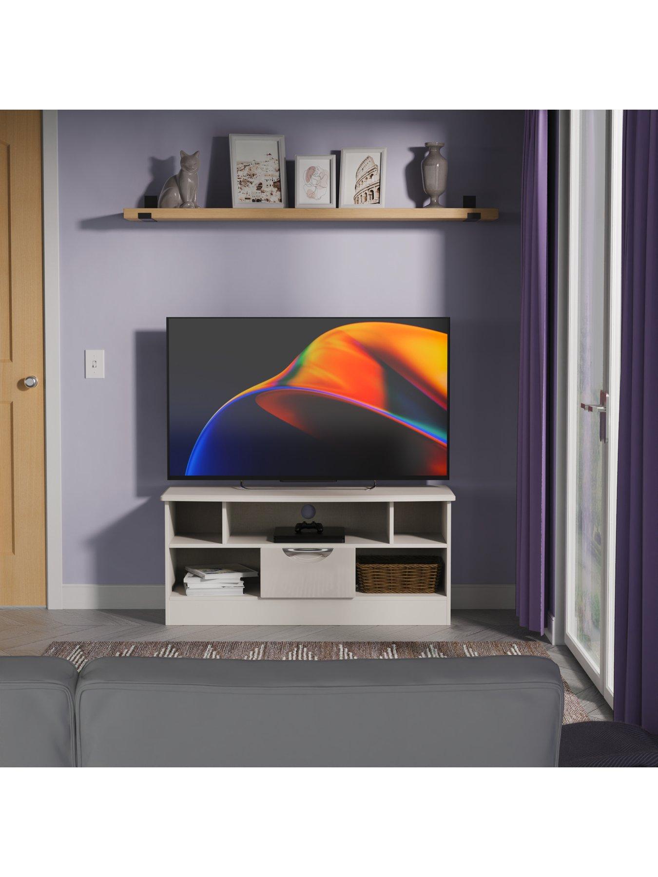SWIFT Alva Ready Assembled 1 Drawer TV and Media Unit - fits up to 50 inch TV