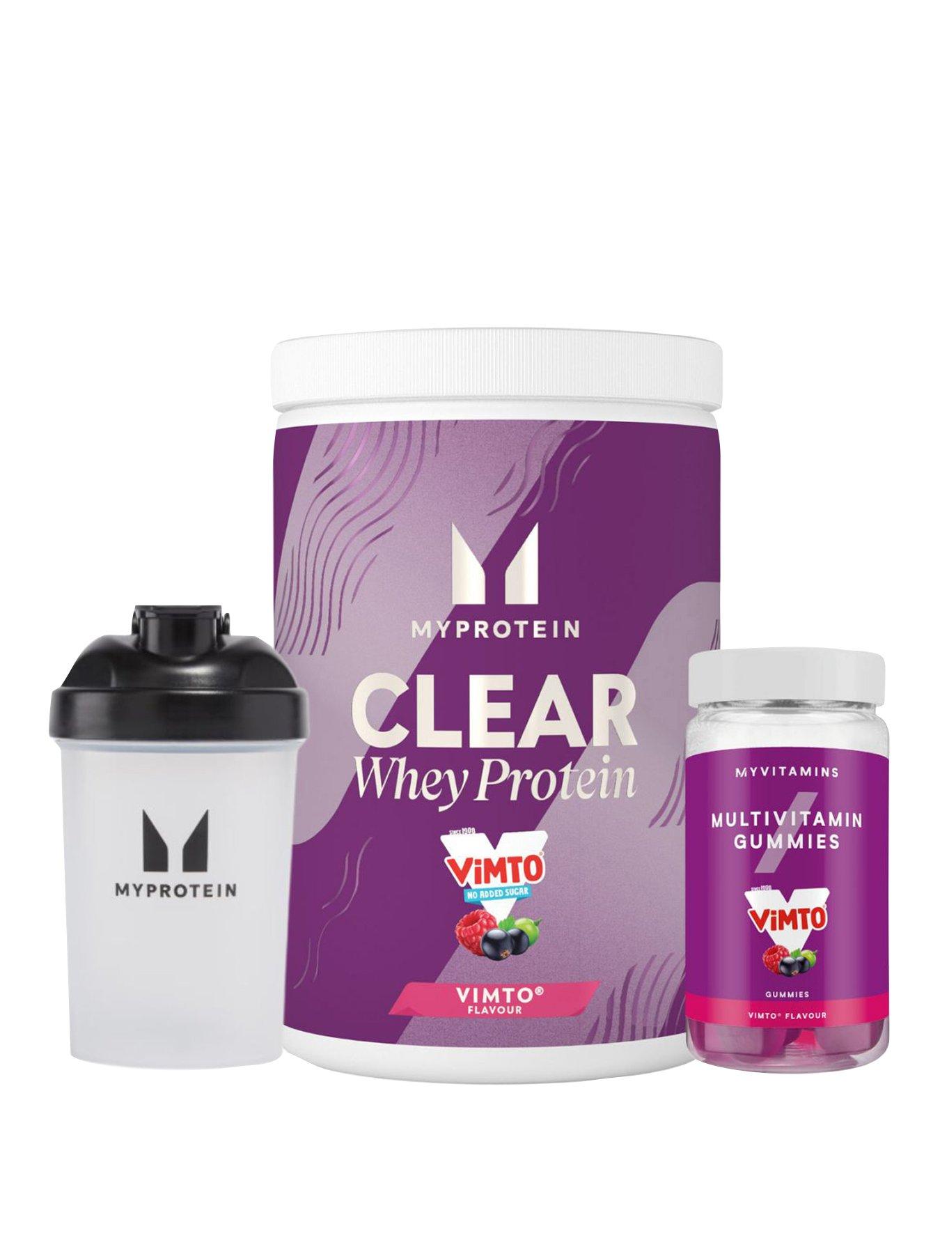 undefined Vimto Bundle (Clear Whey Isolate 500g, 20 Serve, 60 gummies and Shaker 600ml)