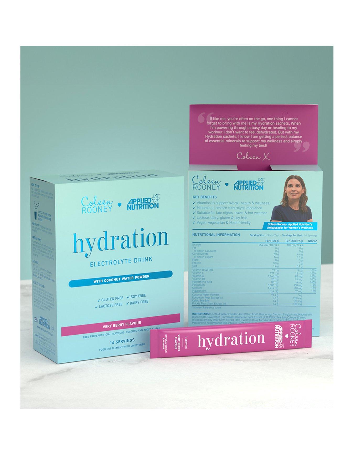  image of applied-nutrition-coleen-rooney-hydration-sachets-very-berry-14-sticks