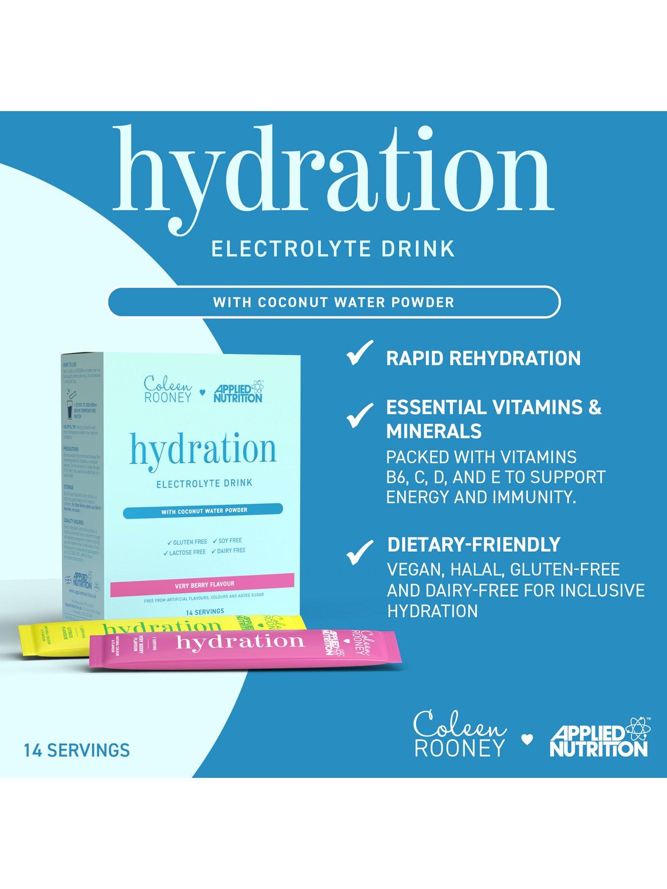  image of applied-nutrition-coleen-rooney-hydration-sachets-very-berry-14-sticks