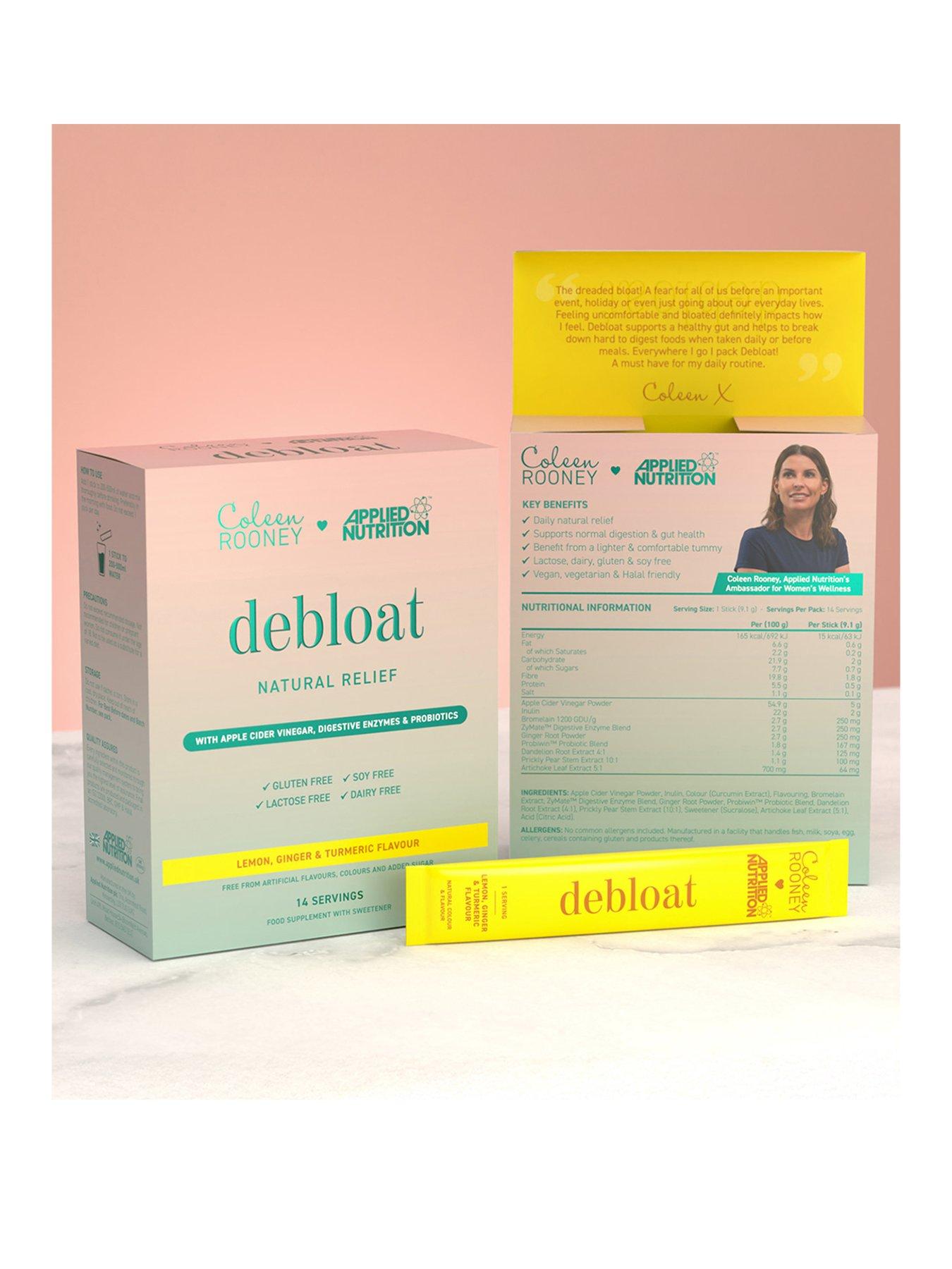  image of applied-nutrition-coleen-rooney-debloat-sachets-x-14-lemon-ginger-amp-turmeric