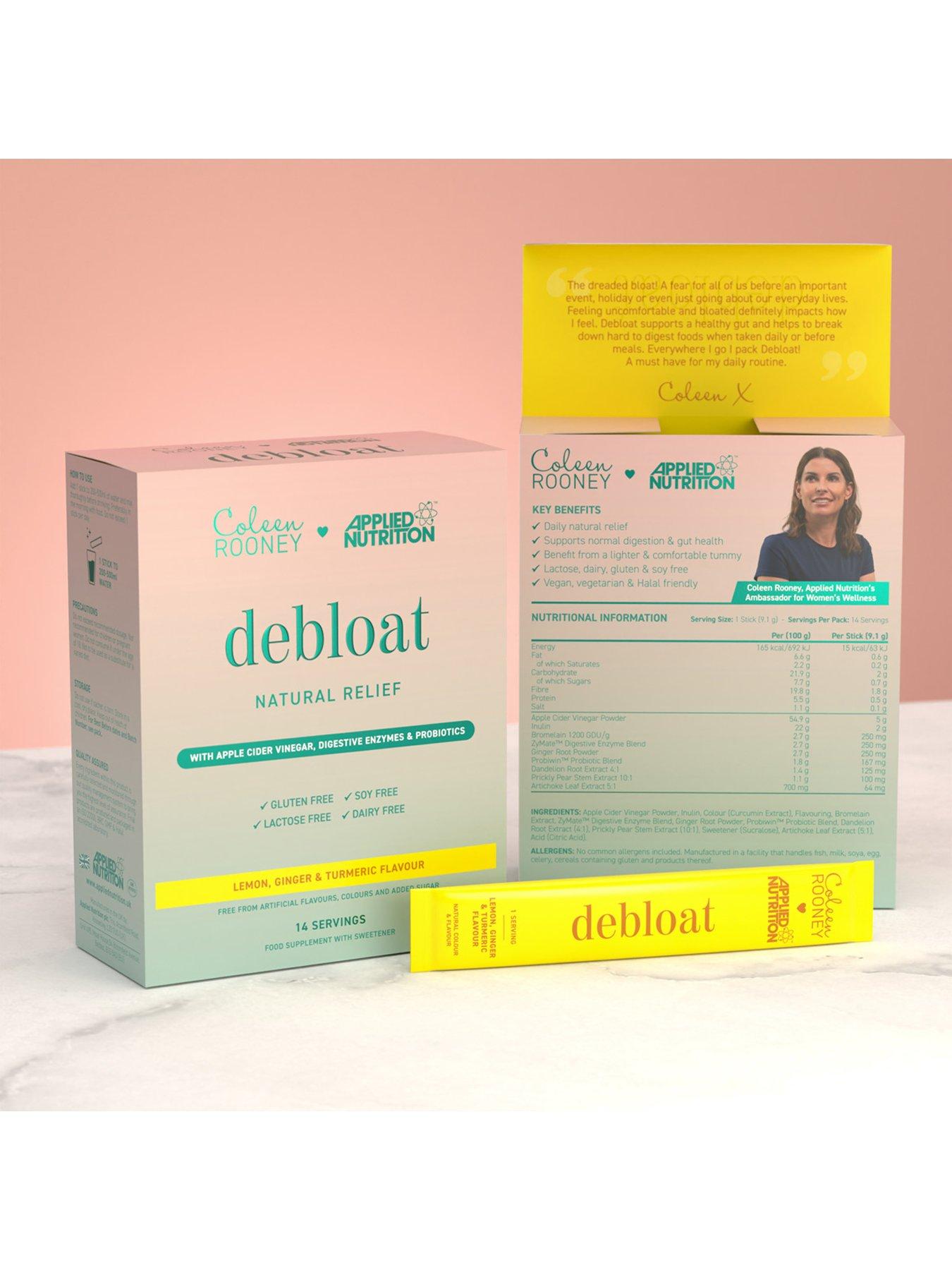  image of applied-nutrition-coleen-rooney-debloat-sachets-x-14-lemon-ginger-amp-turmeric