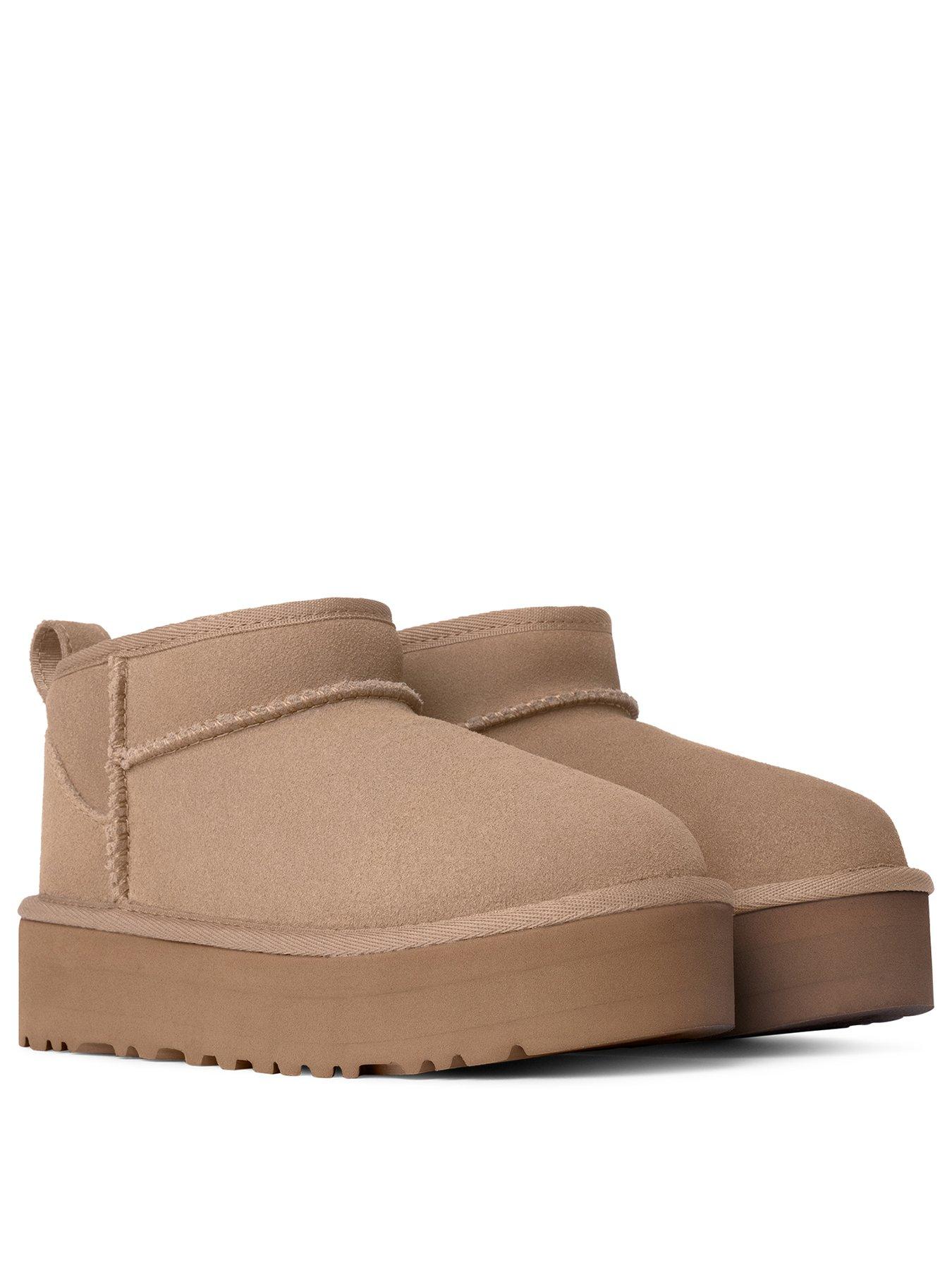 Image 2 of 3 of UGG Kids Classic Ultra Mini Platform Boot - Sand