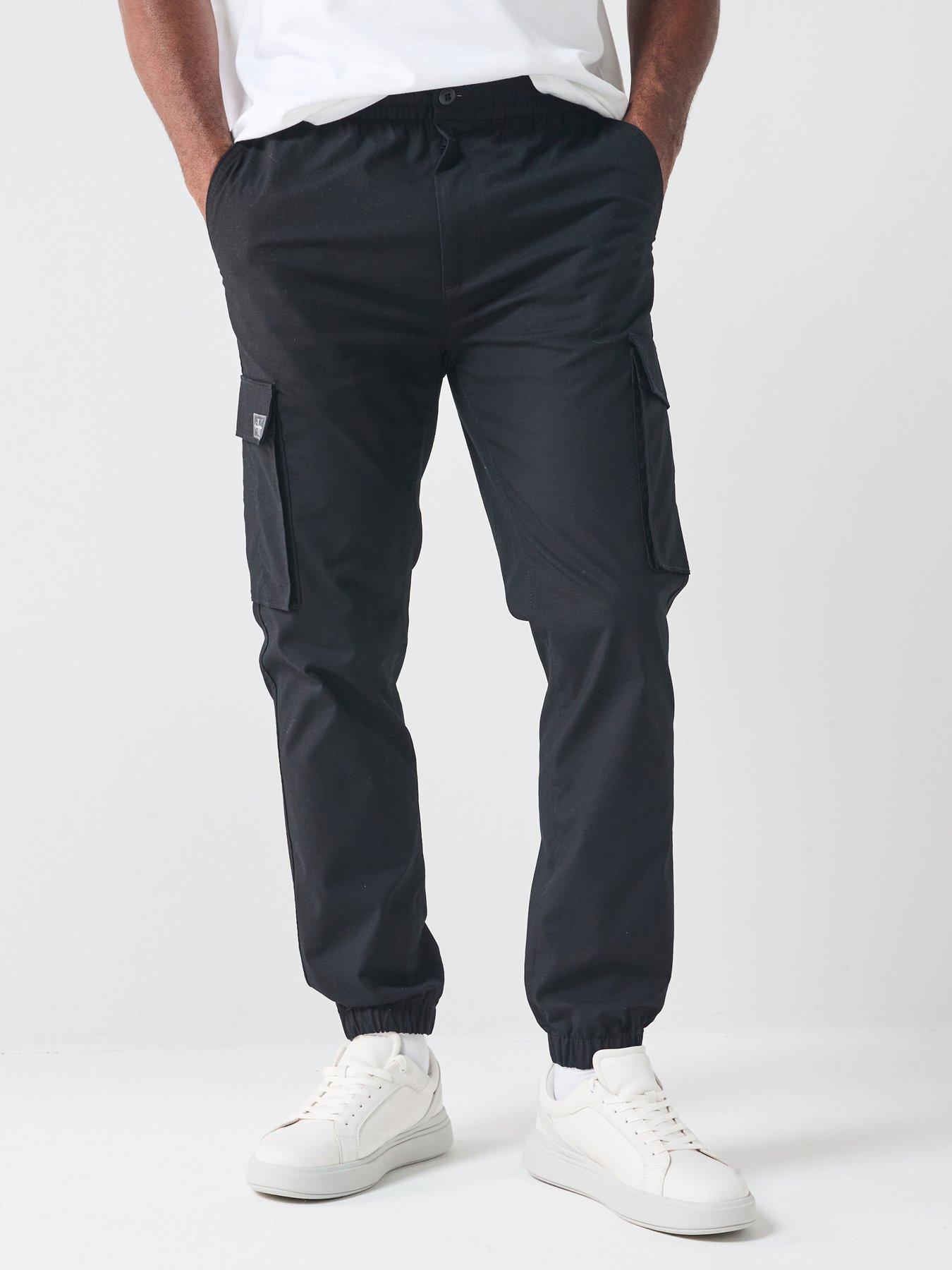 undefined Skinny Fit Ripstop Cargo Pants - Black