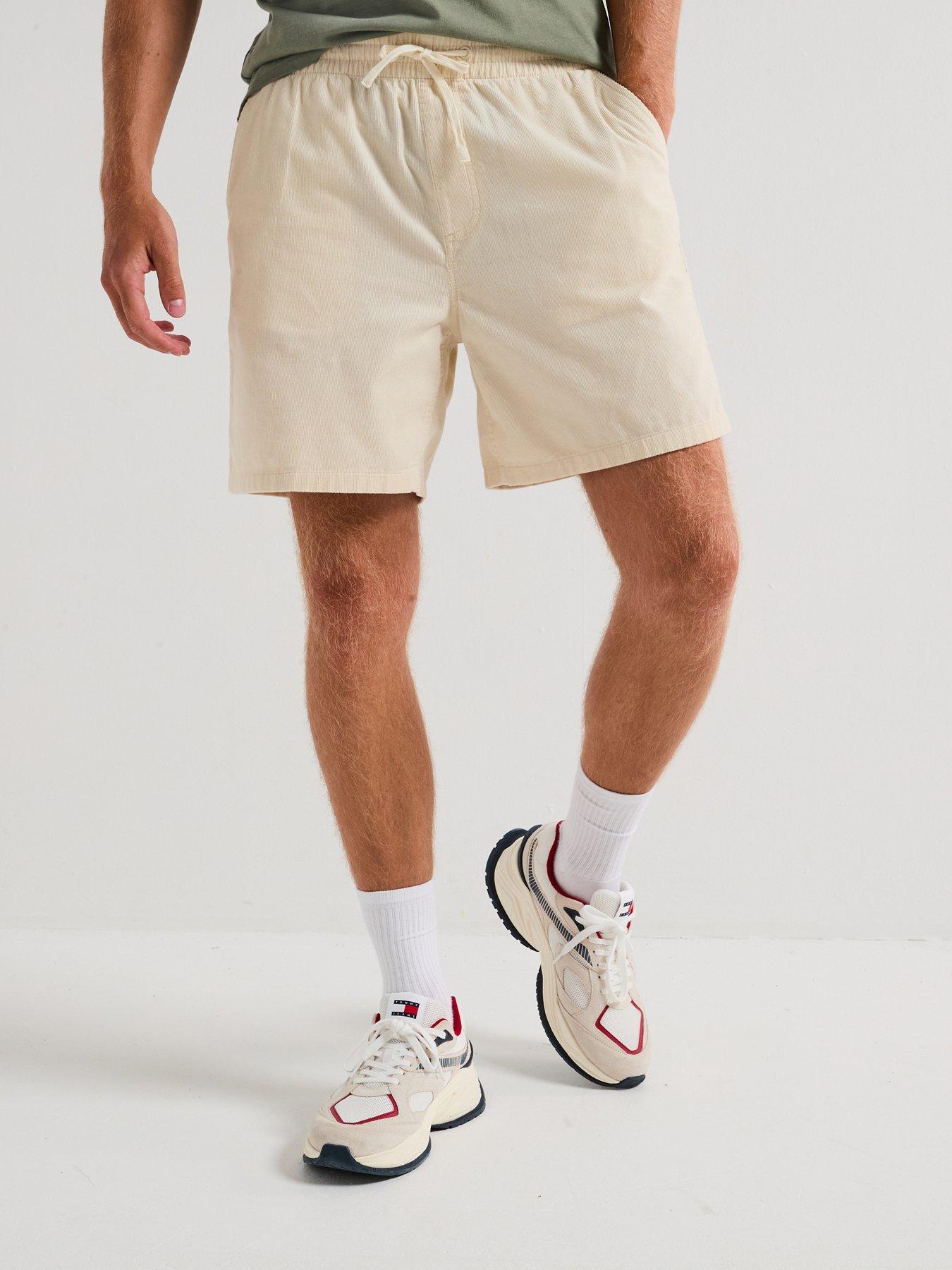 undefined Light Corduroy Shorts - Beige