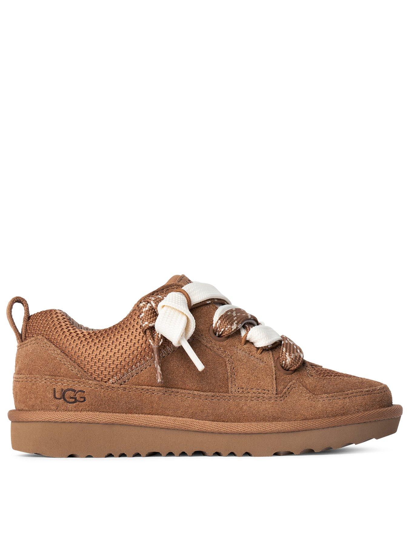  image of ugg-kids-lo-lowmel-shoe-chestnut