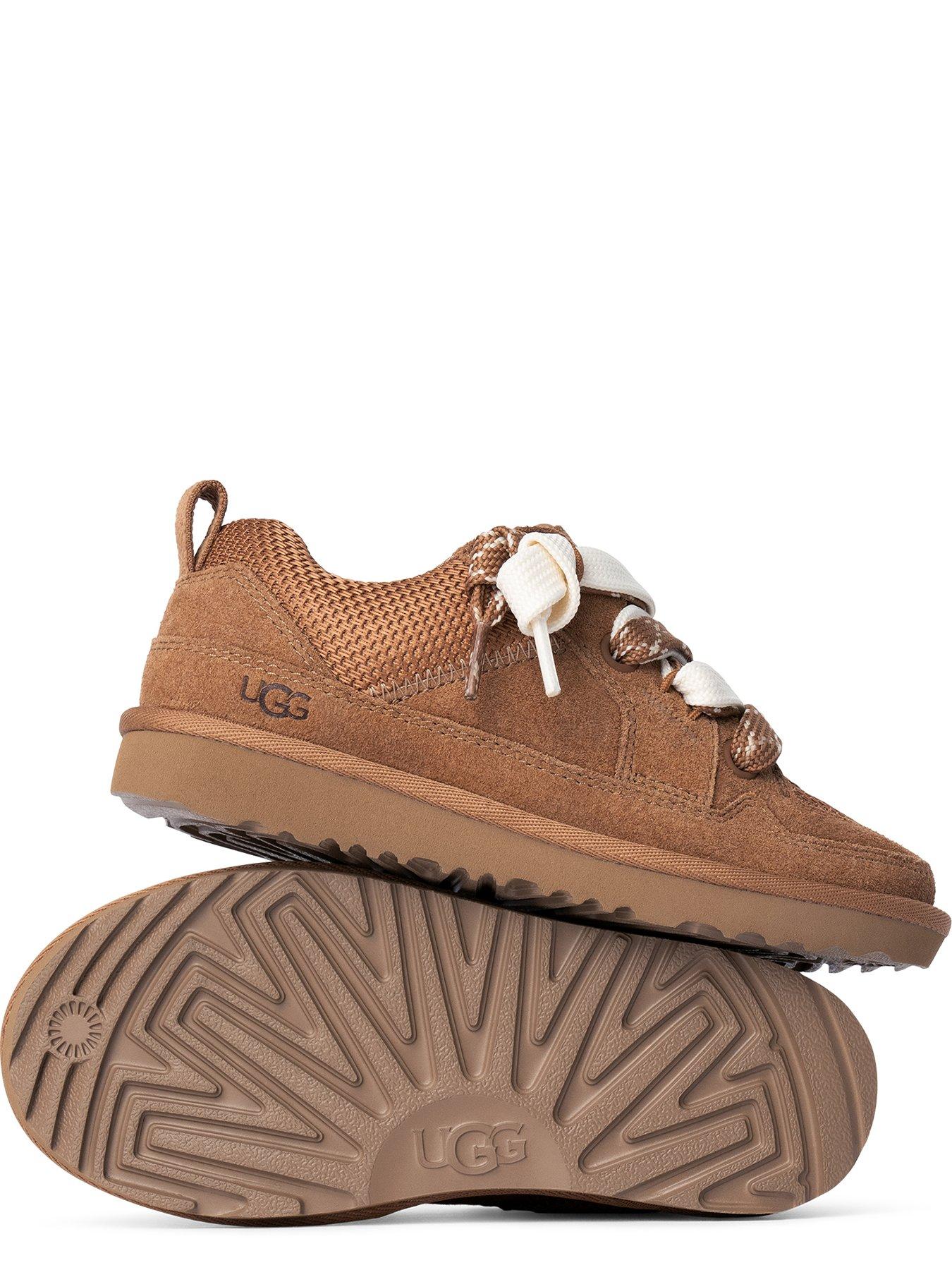  image of ugg-kids-lo-lowmel-shoe-chestnut