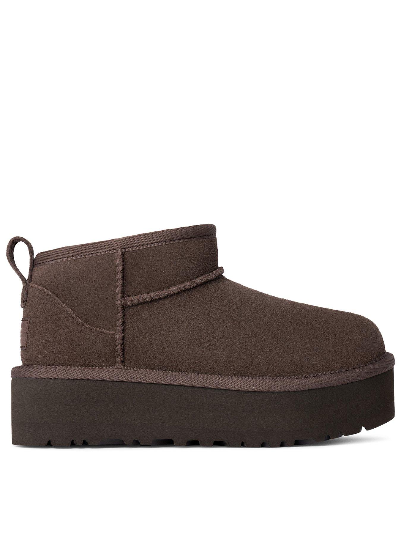 ugg-k-classic-ultra-mini-platform-bootsnbsp-dark-brown