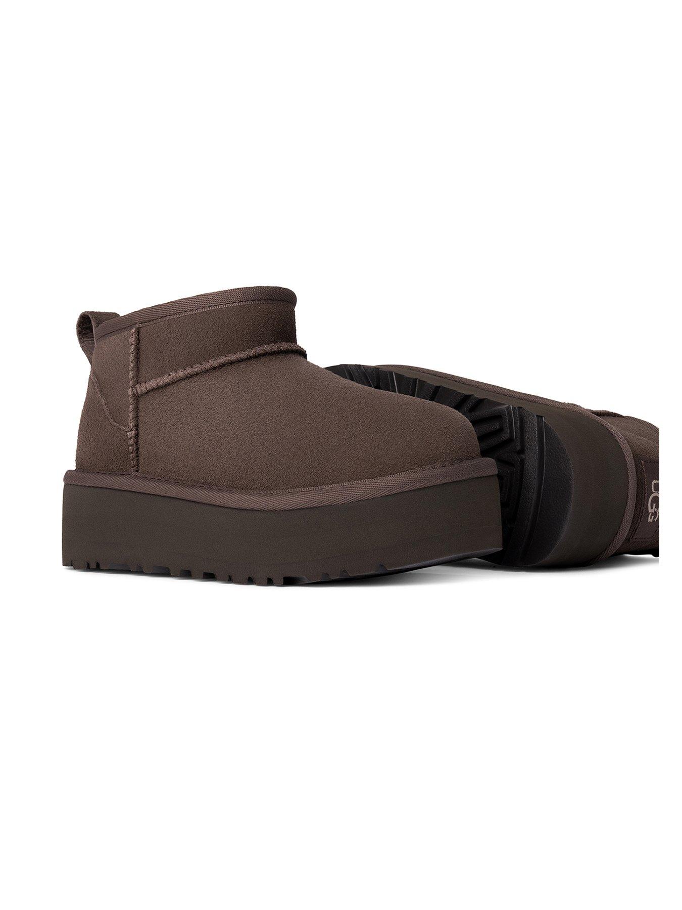 Image 3 of 3 of UGG K-Classic Ultra Mini Platform Boots&nbsp;-Dark Brown