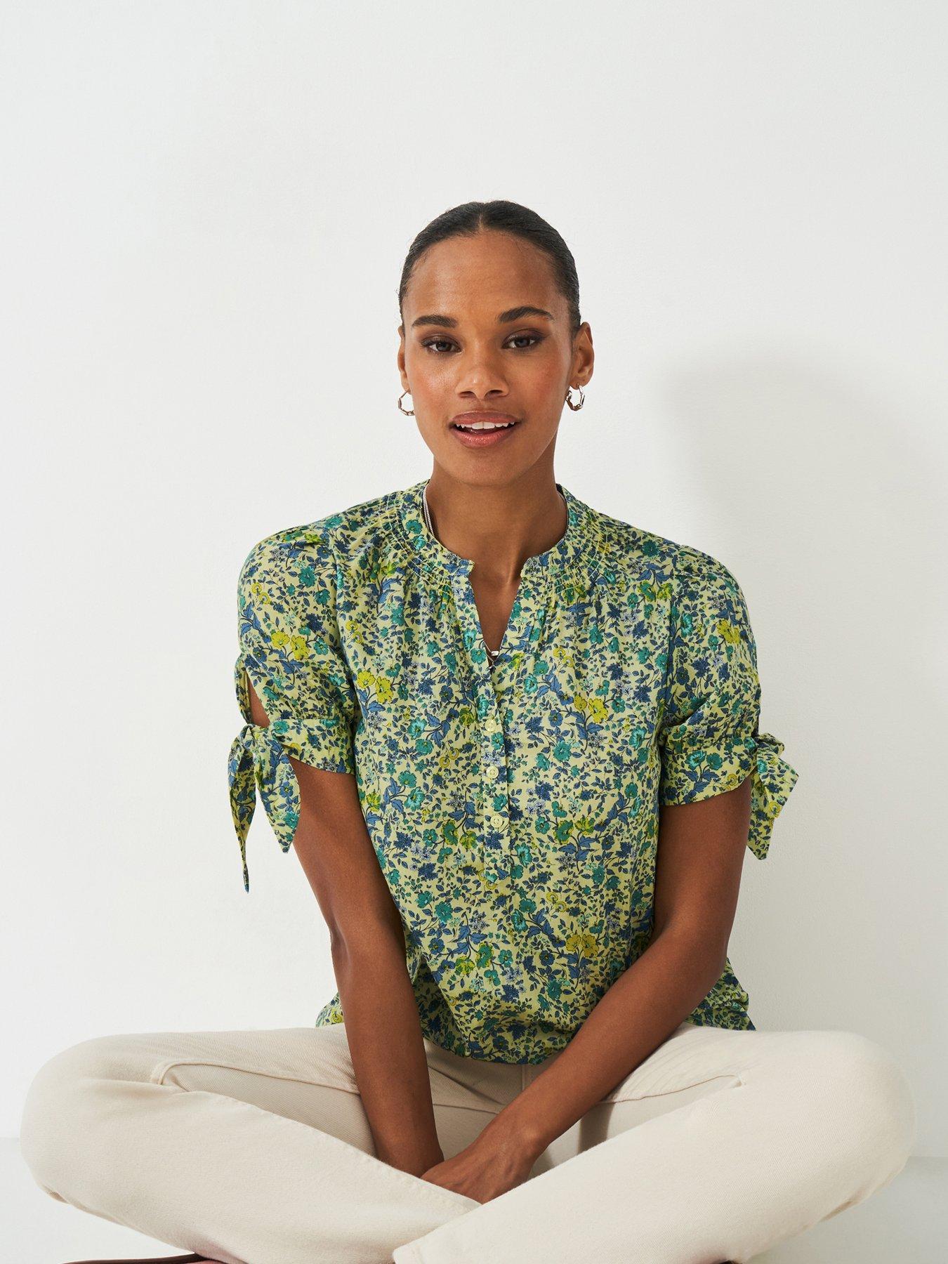 undefined Lucie Floral Blouse - Yellow