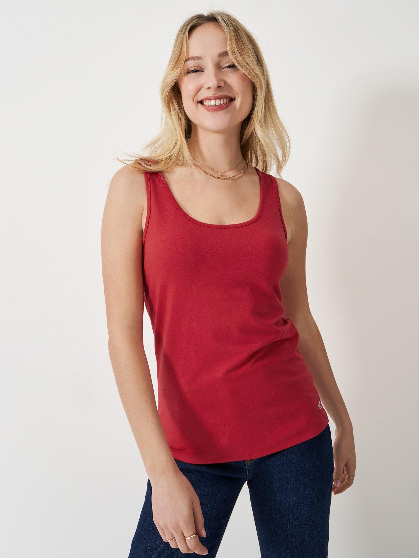 undefined Classic Vest Top - Red