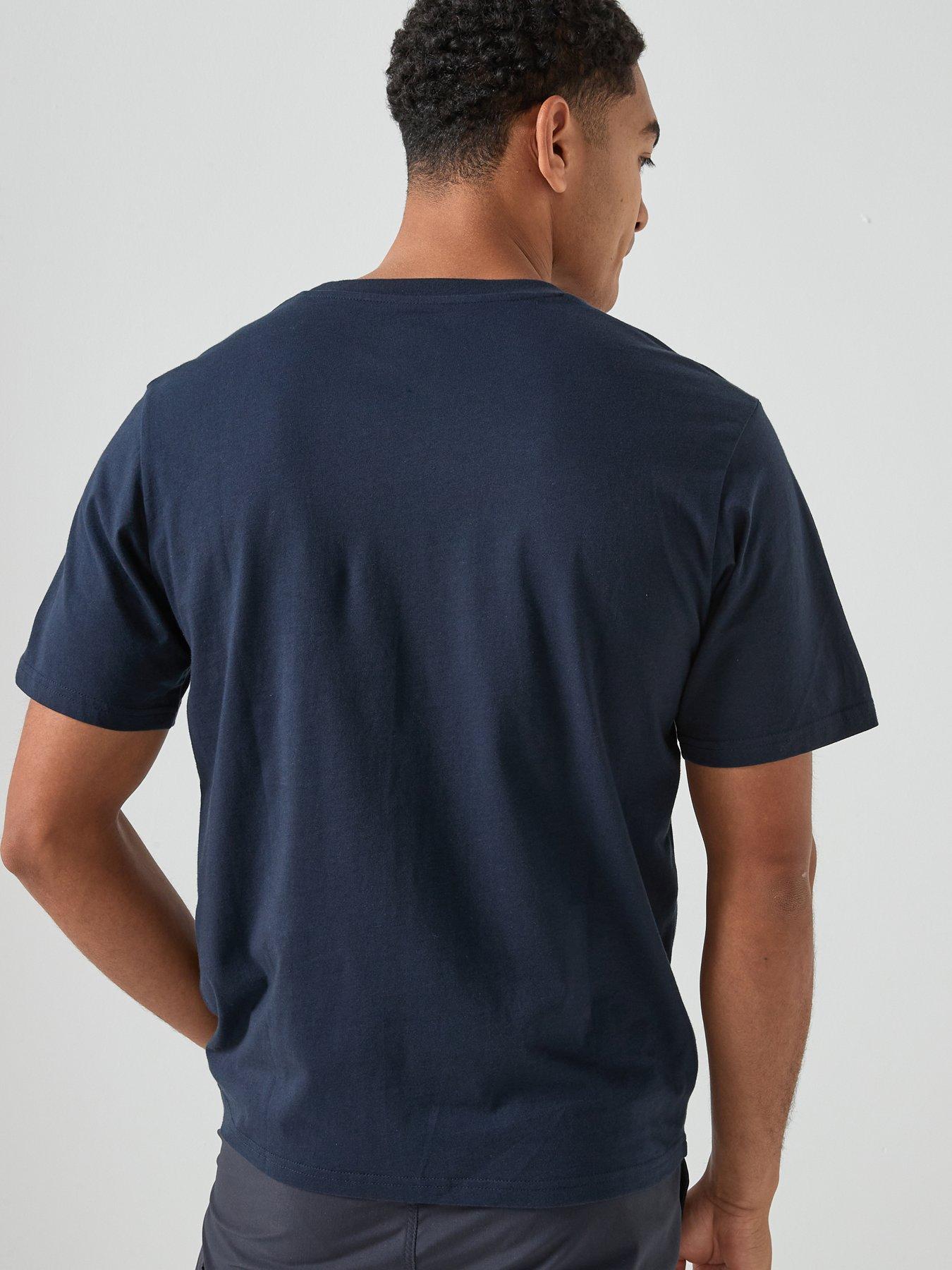  image of jack-jones-graphic-short-sleeve-t-shirt-navy
