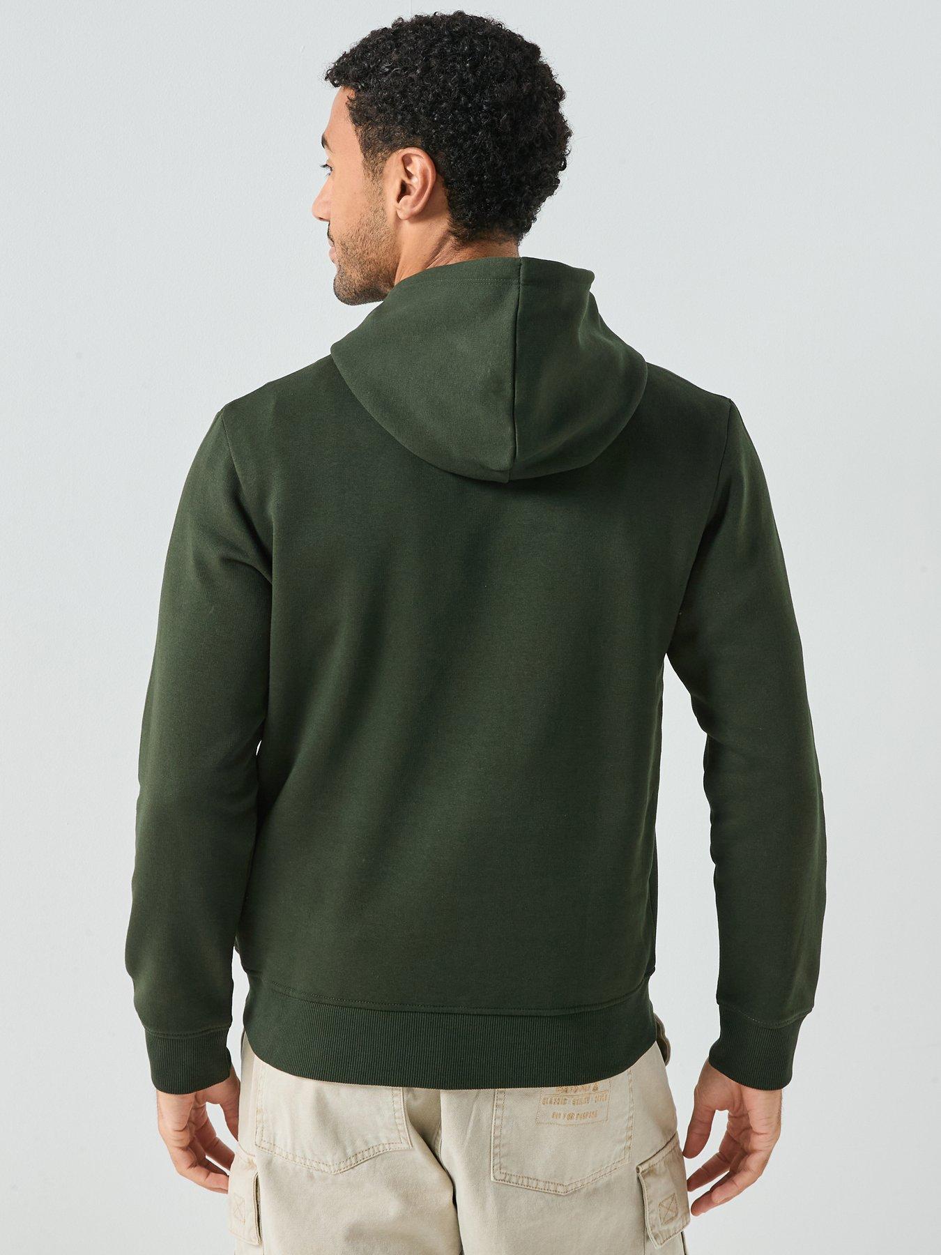  image of jack-jones-urban-graphic-hoodie-khaki