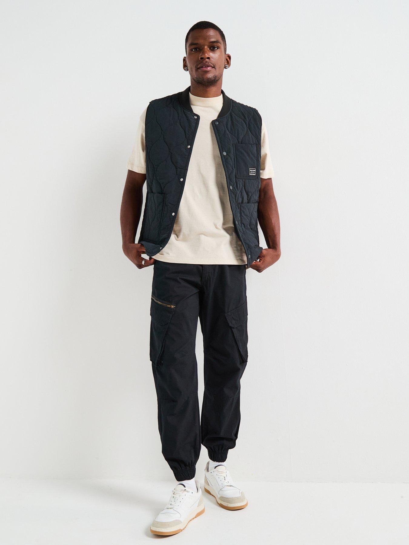 Image 3 of 6 of Jack & Jones Kane Elliot Cargo Pants - Black