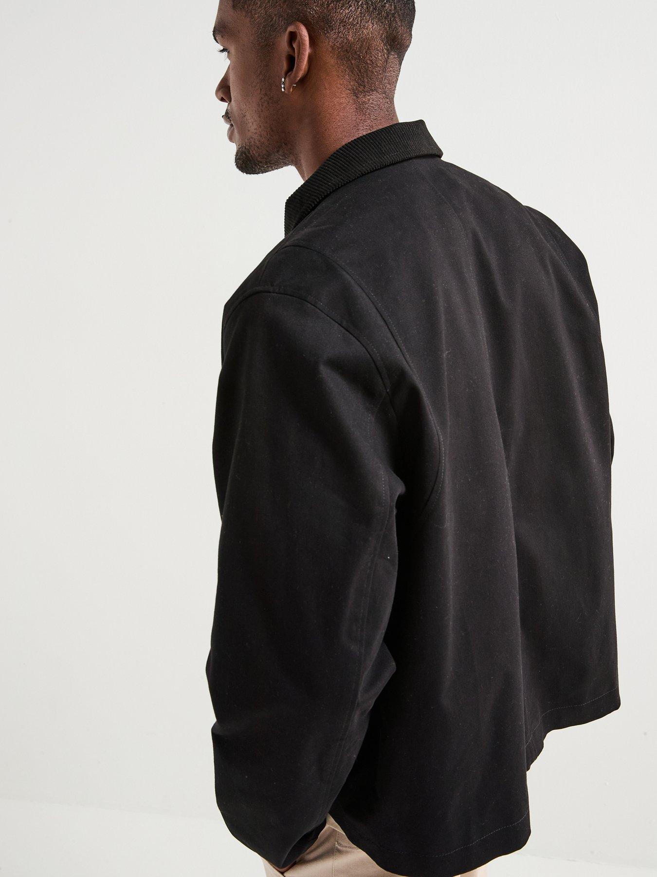  image of jack-jones-grady-worker-jacket-black
