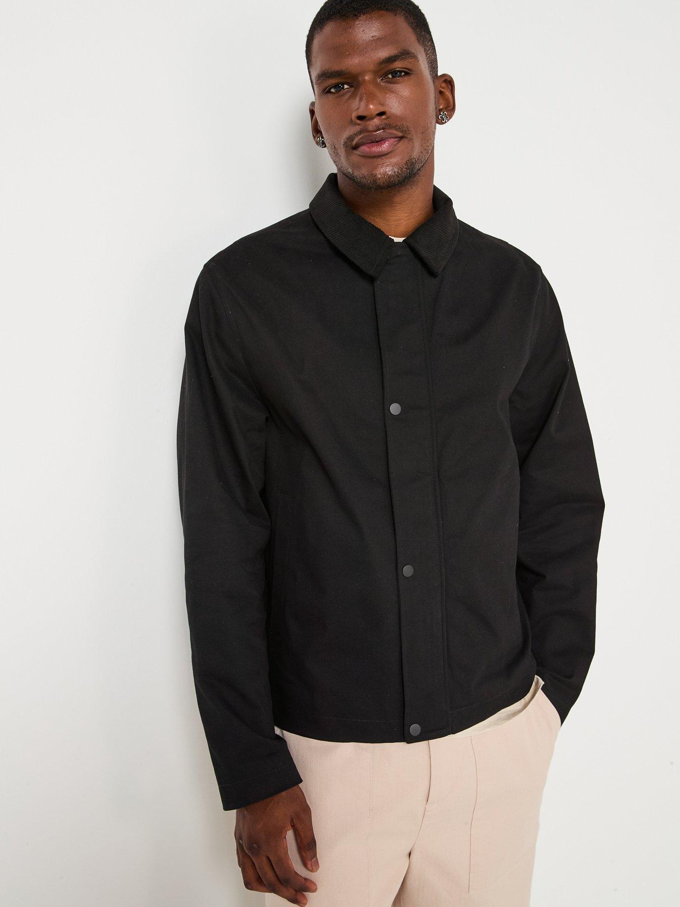  image of jack-jones-grady-worker-jacket-black