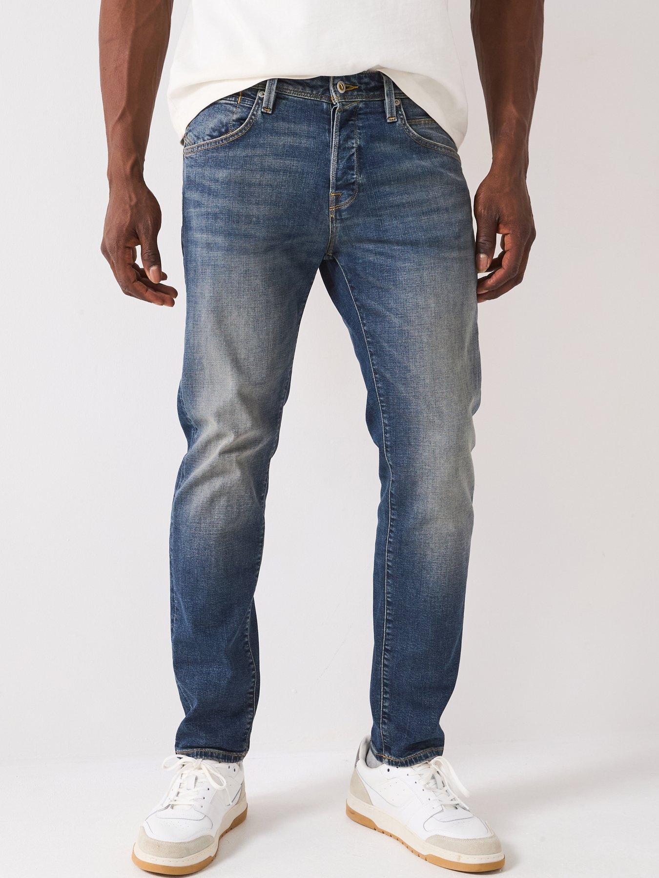 undefined Mike Slim Tapered Jeans - Blue