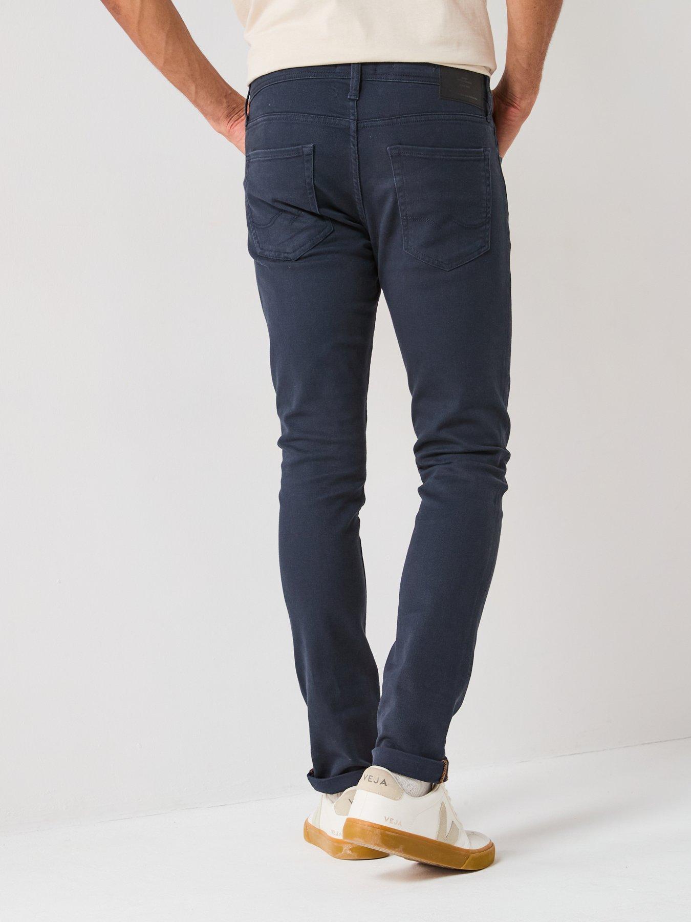 stillFront image of jack-jones-glenn-original-trousers-navy