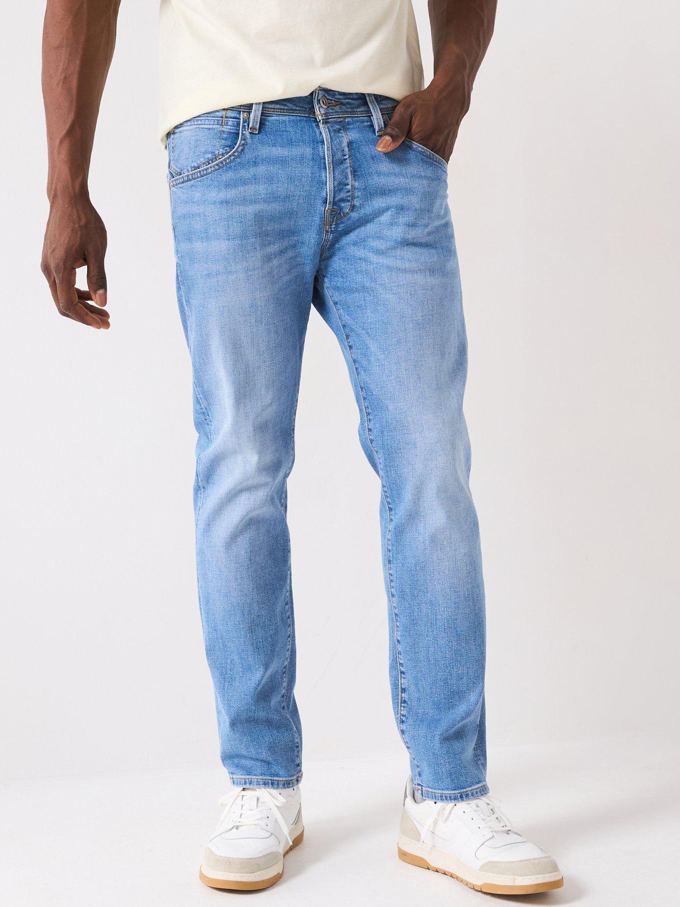 undefined Mike Slim Tapered Jeans - Blue