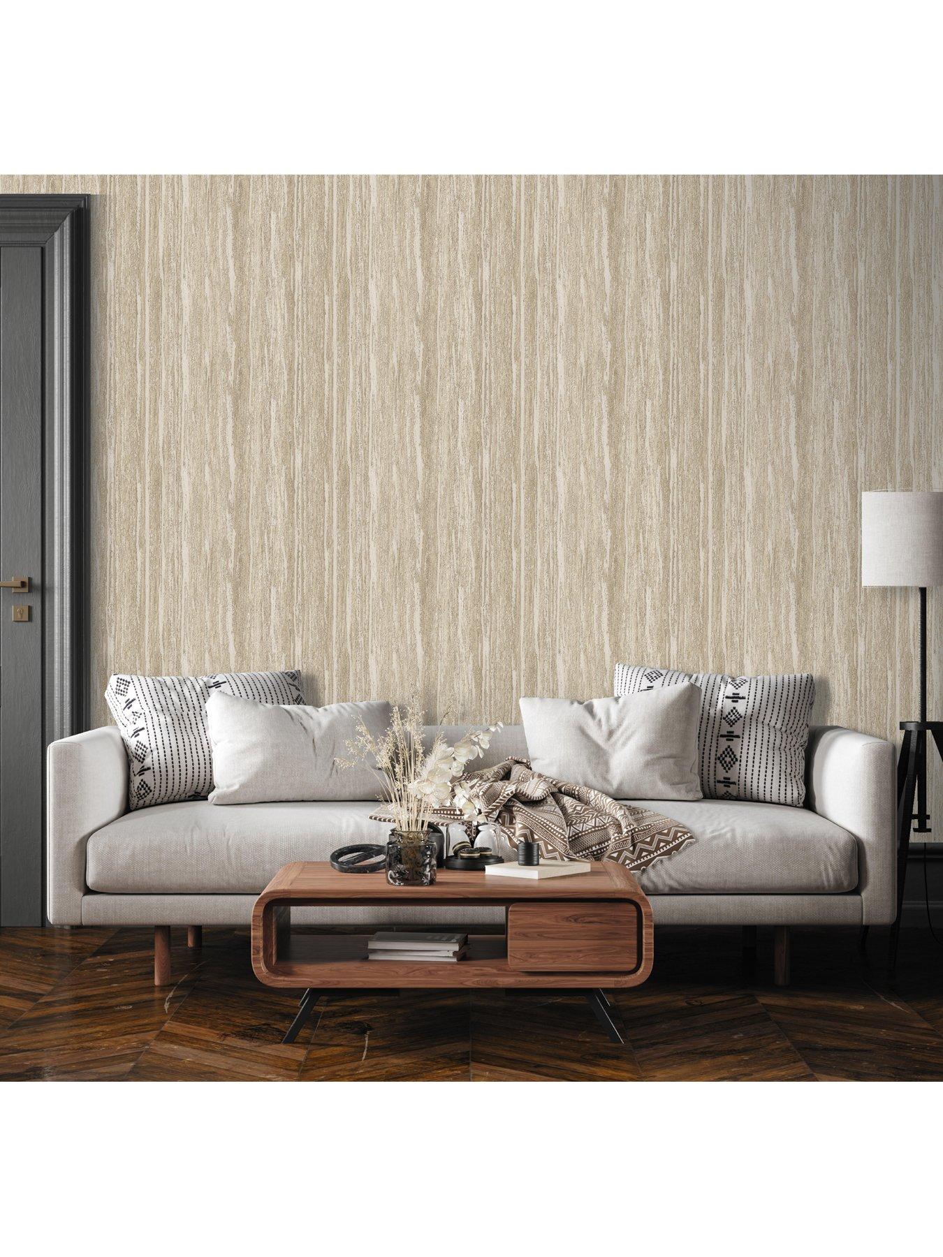 Image 4 of 6 of Design ID Santa Fe Woodgrain Wallpaper - Gold
