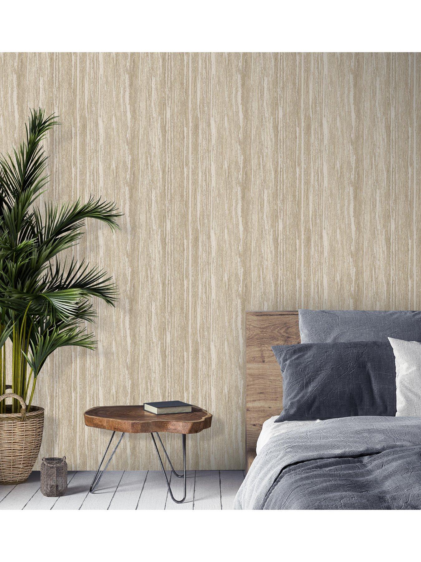 Image 5 of 6 of Design ID Santa Fe Woodgrain Wallpaper - Gold