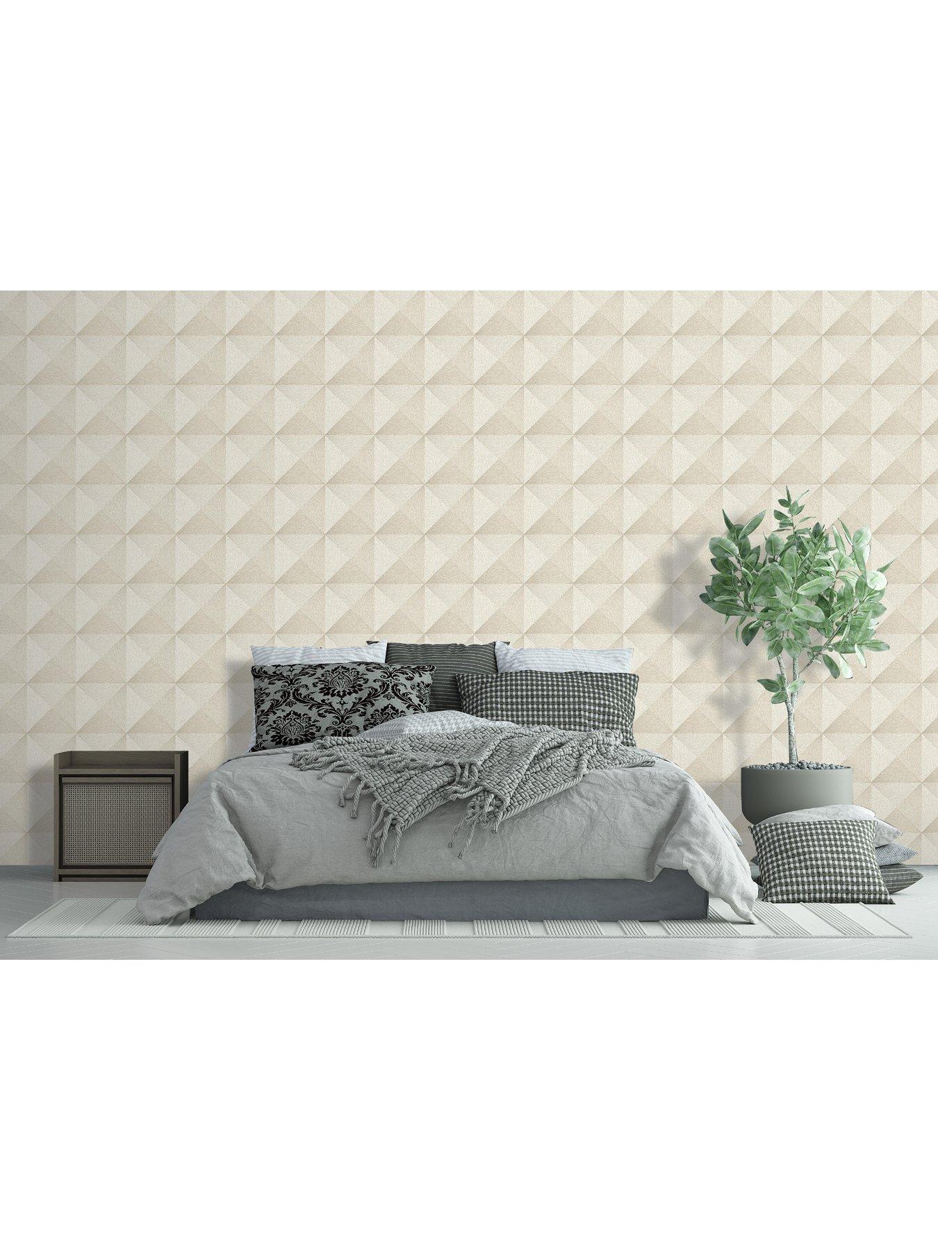  image of design-id-santa-fe-weaved-cube-wallpaper-in-cream