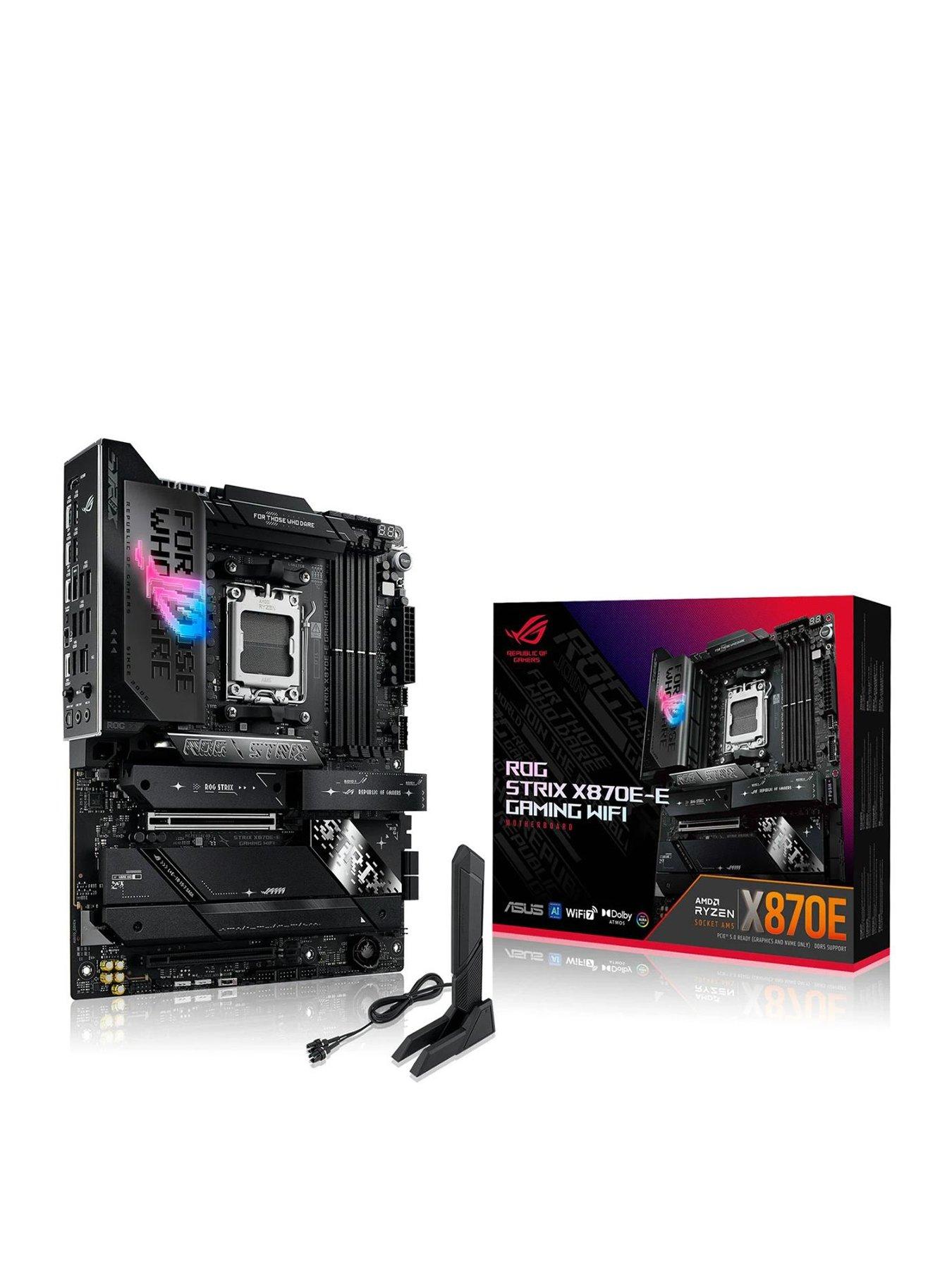  image of asus-am5-rog-strix-x870e-e-gaming-wifi-motherboard