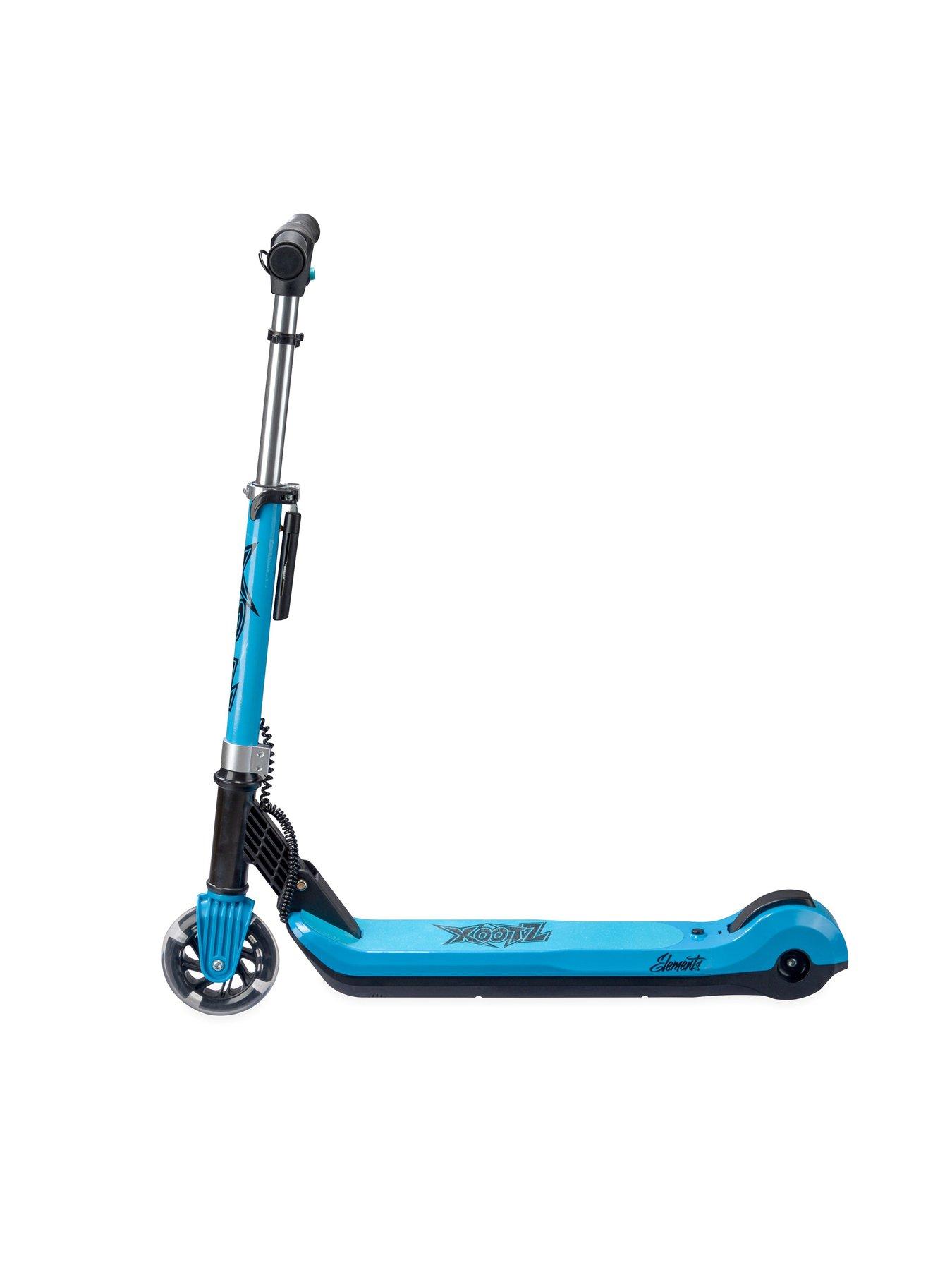 Image 5 of 7 of XOOTZ Elements Electric Folding Kids Scooter - Blue
