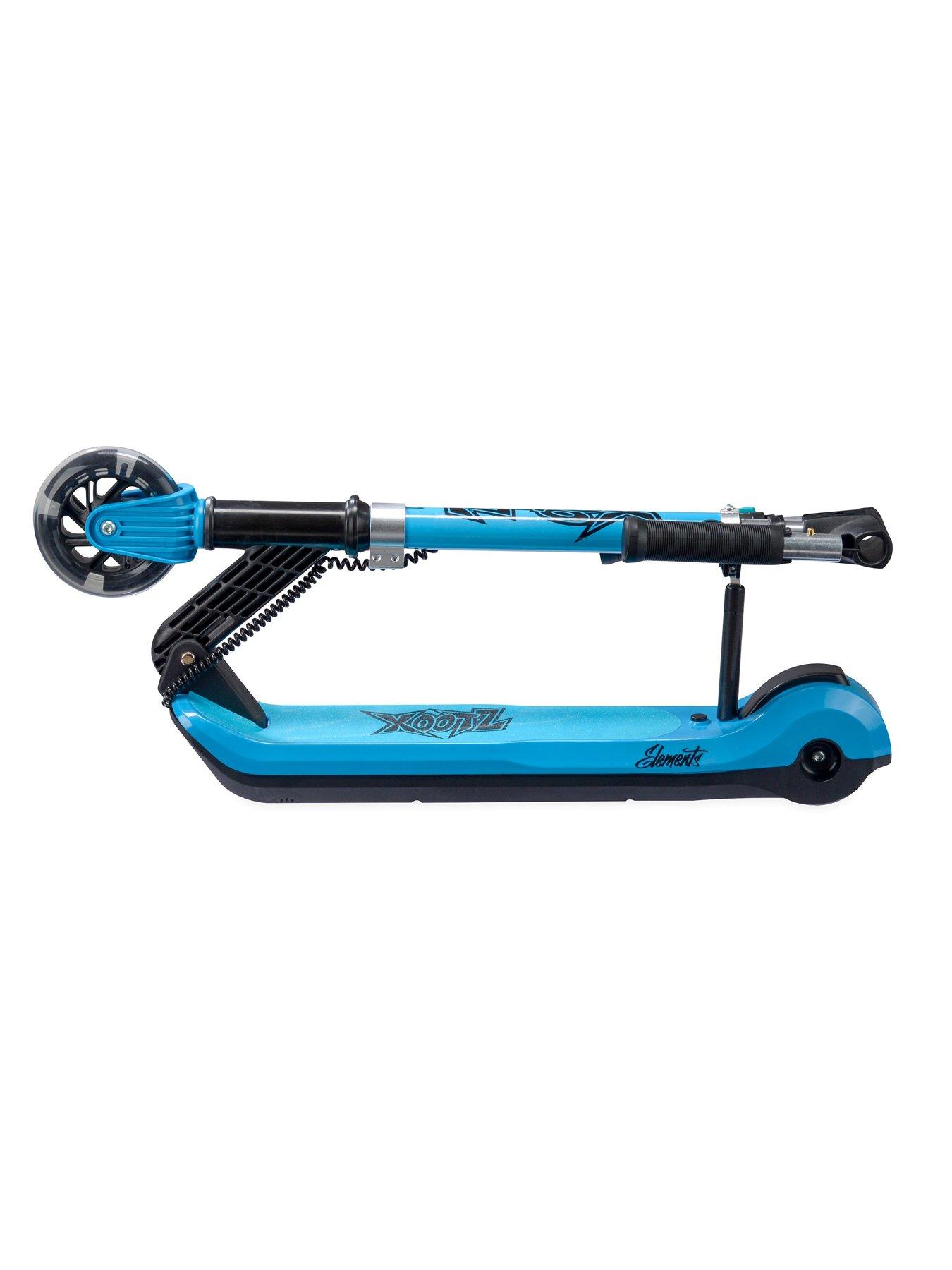 Image 7 of 7 of XOOTZ Elements Electric Folding Kids Scooter - Blue
