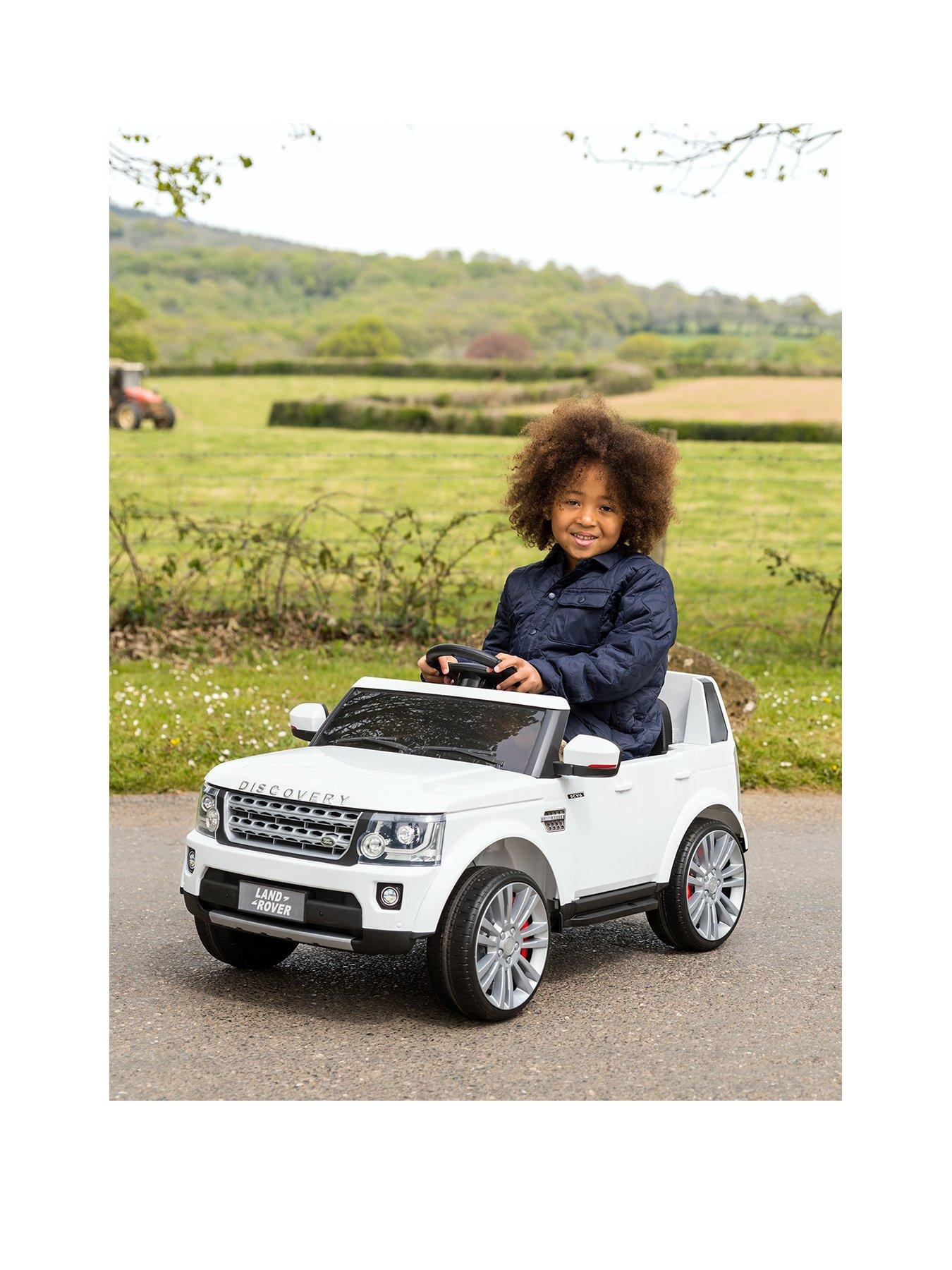 Image 1 of 7 of XOOTZ Land Rover Discovery Electric Ride-On Car - White