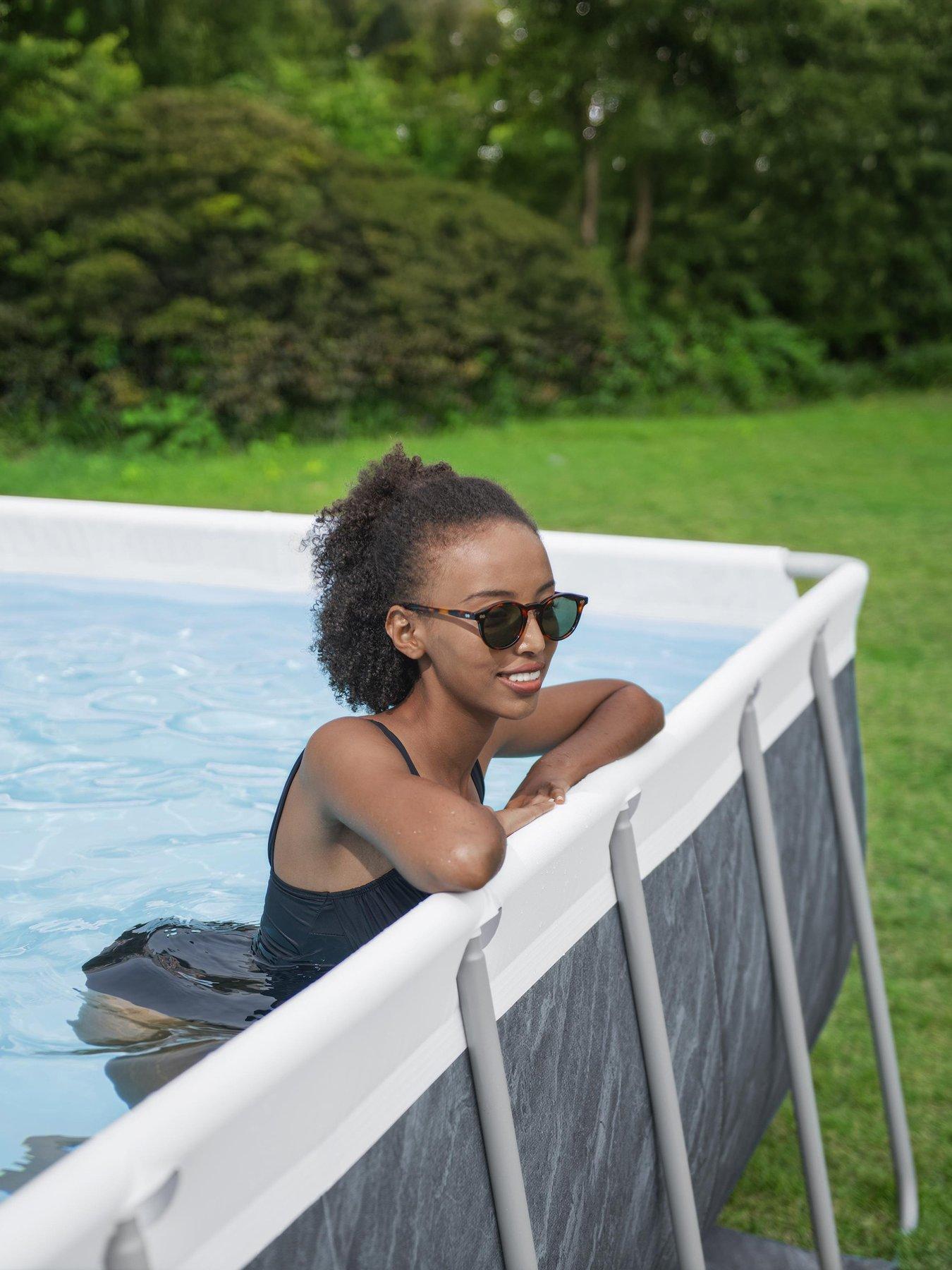 Image 2 of 7 of Bestway Steel Pro MAX 13ft 3 x 6ft 7 x 39.5in Rectangular Pool Set