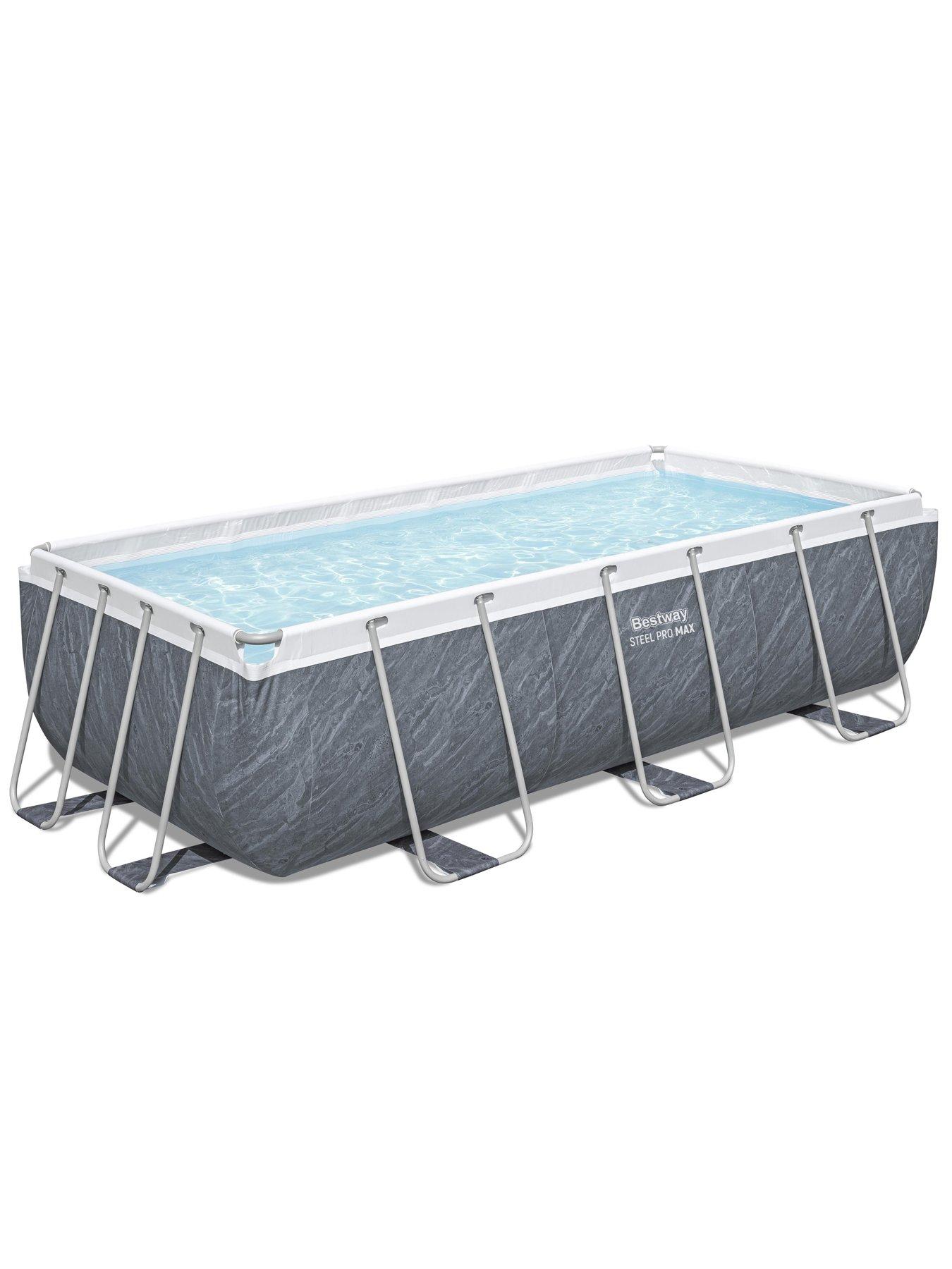 Image 4 of 7 of Bestway Steel Pro MAX 13ft 3 x 6ft 7 x 39.5in Rectangular Pool Set