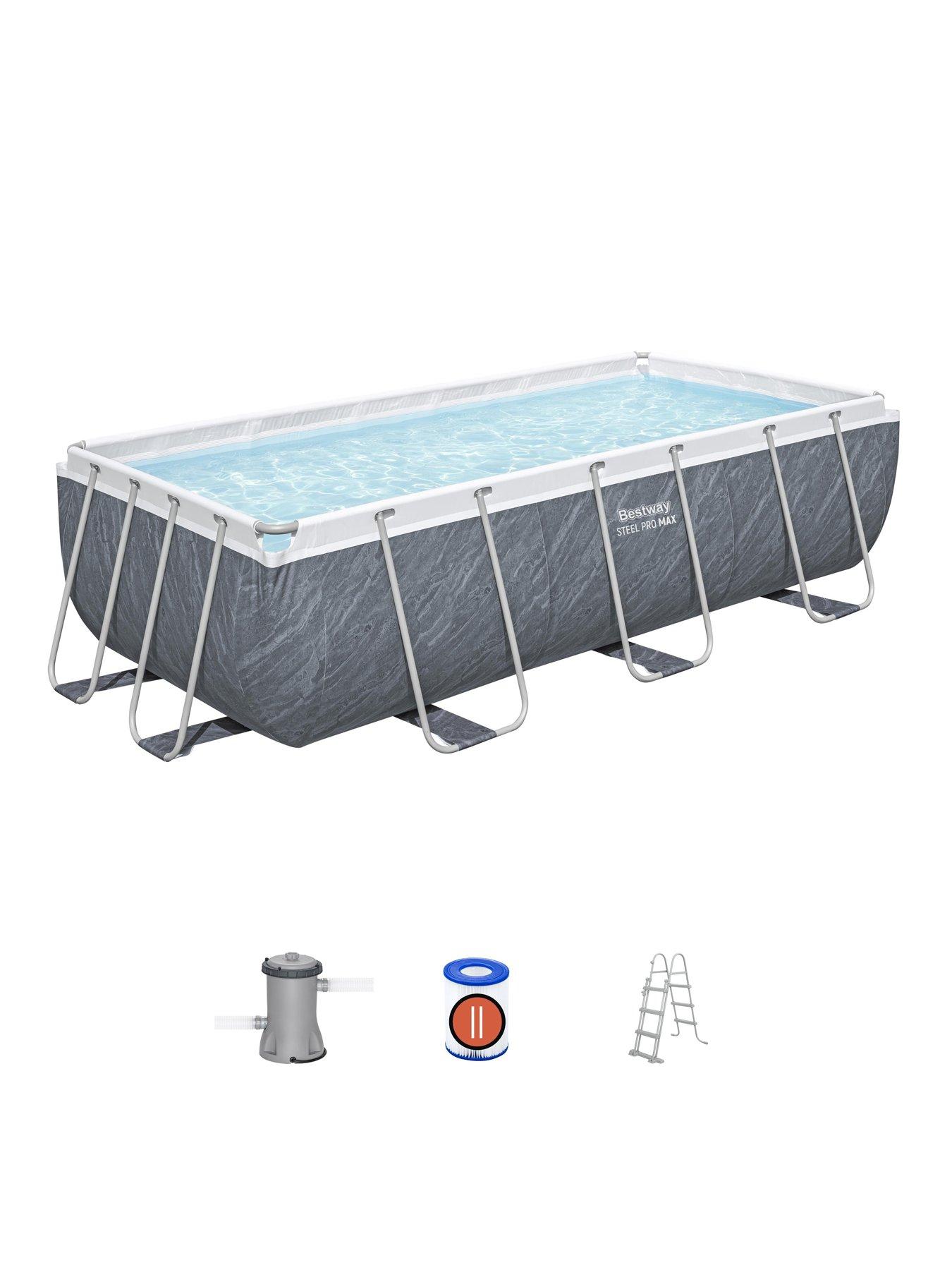 Image 5 of 7 of Bestway Steel Pro MAX 13ft 3 x 6ft 7 x 39.5in Rectangular Pool Set