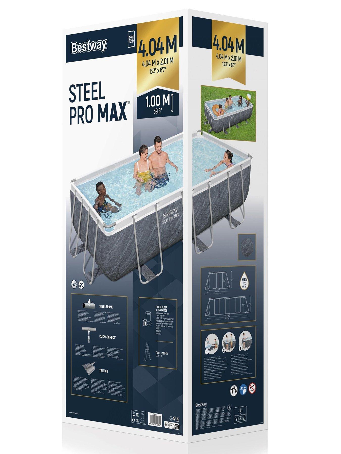 Image 7 of 7 of Bestway Steel Pro MAX 13ft 3 x 6ft 7 x 39.5in Rectangular Pool Set
