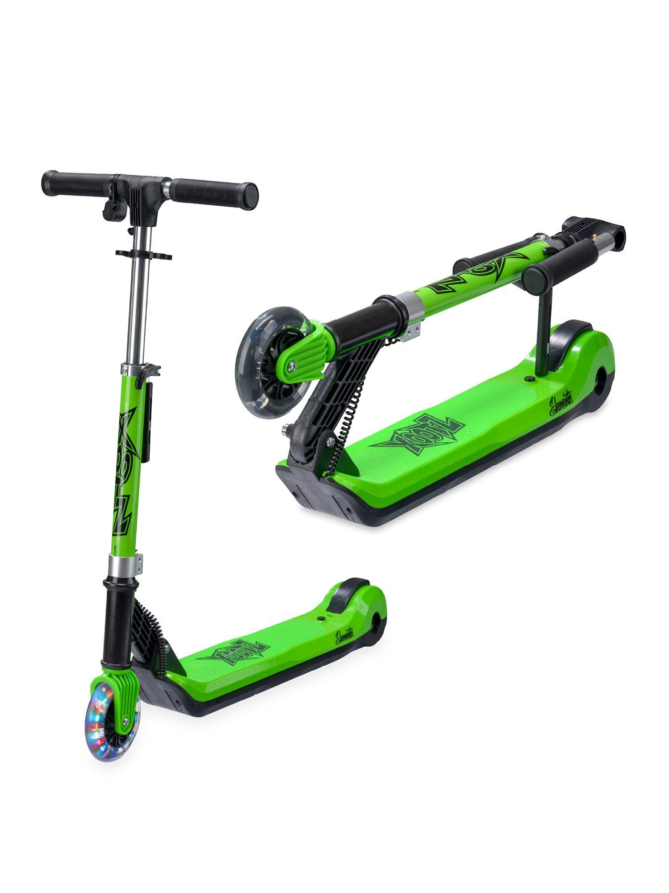  image of xootz-elements-electric-scooter-green