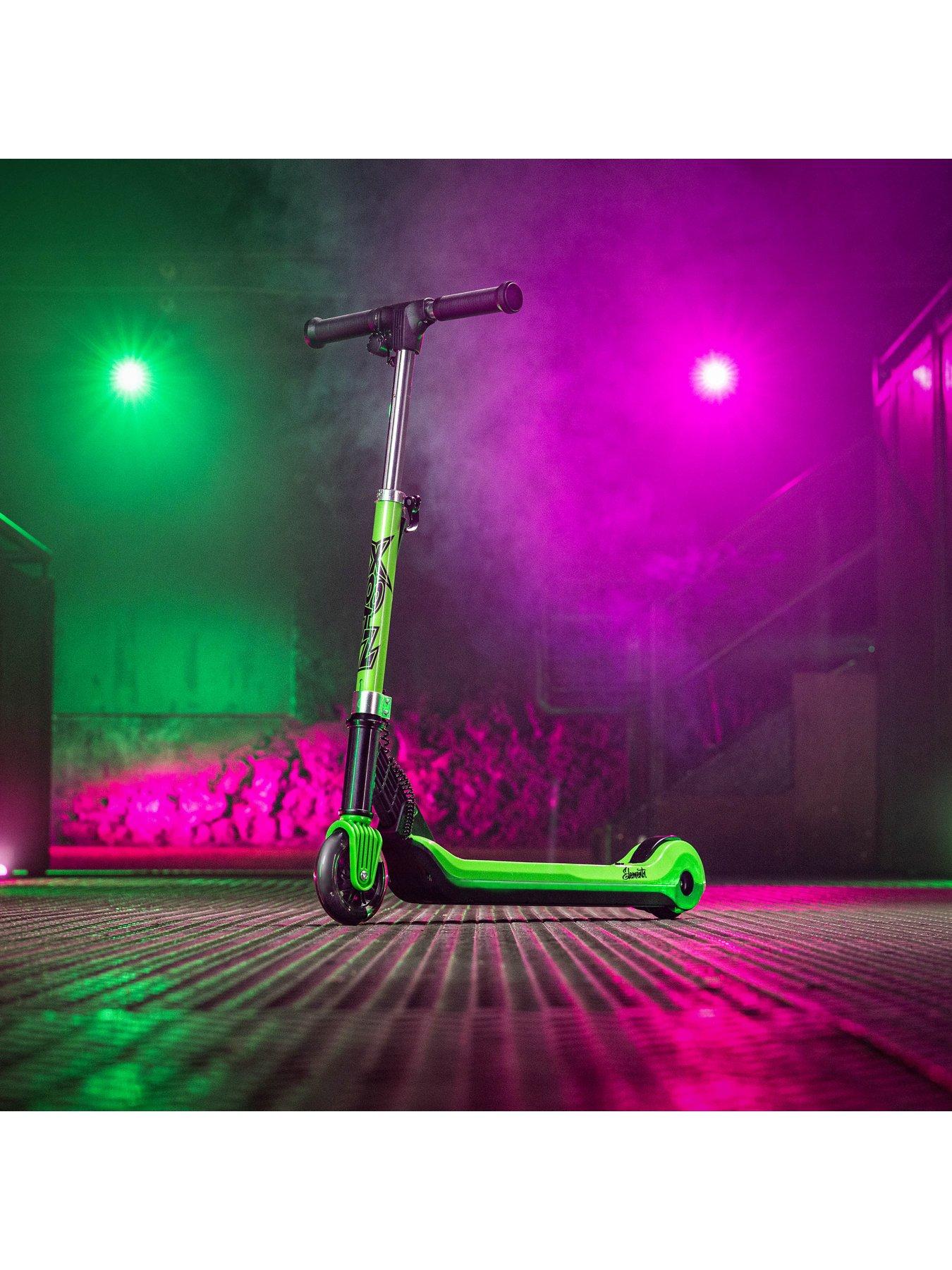  image of xootz-elements-electric-scooter-green